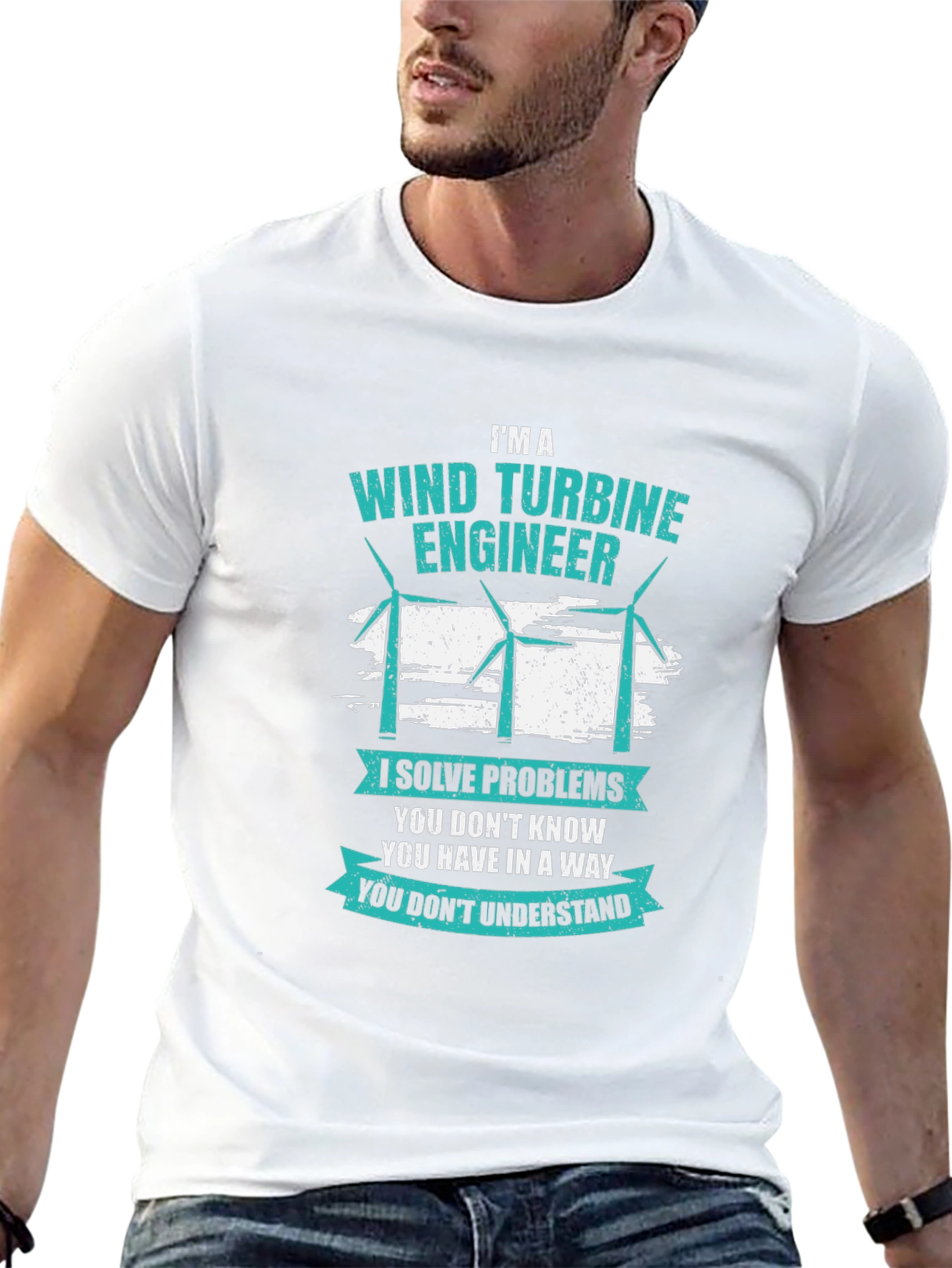 Wind Turbine Engineer T-Shirt: Problem Solver Apparel