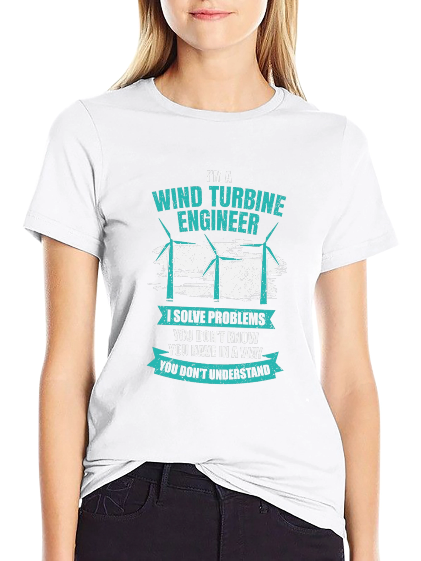 Wind Turbine Engineer T-Shirt: Problem Solver Apparel