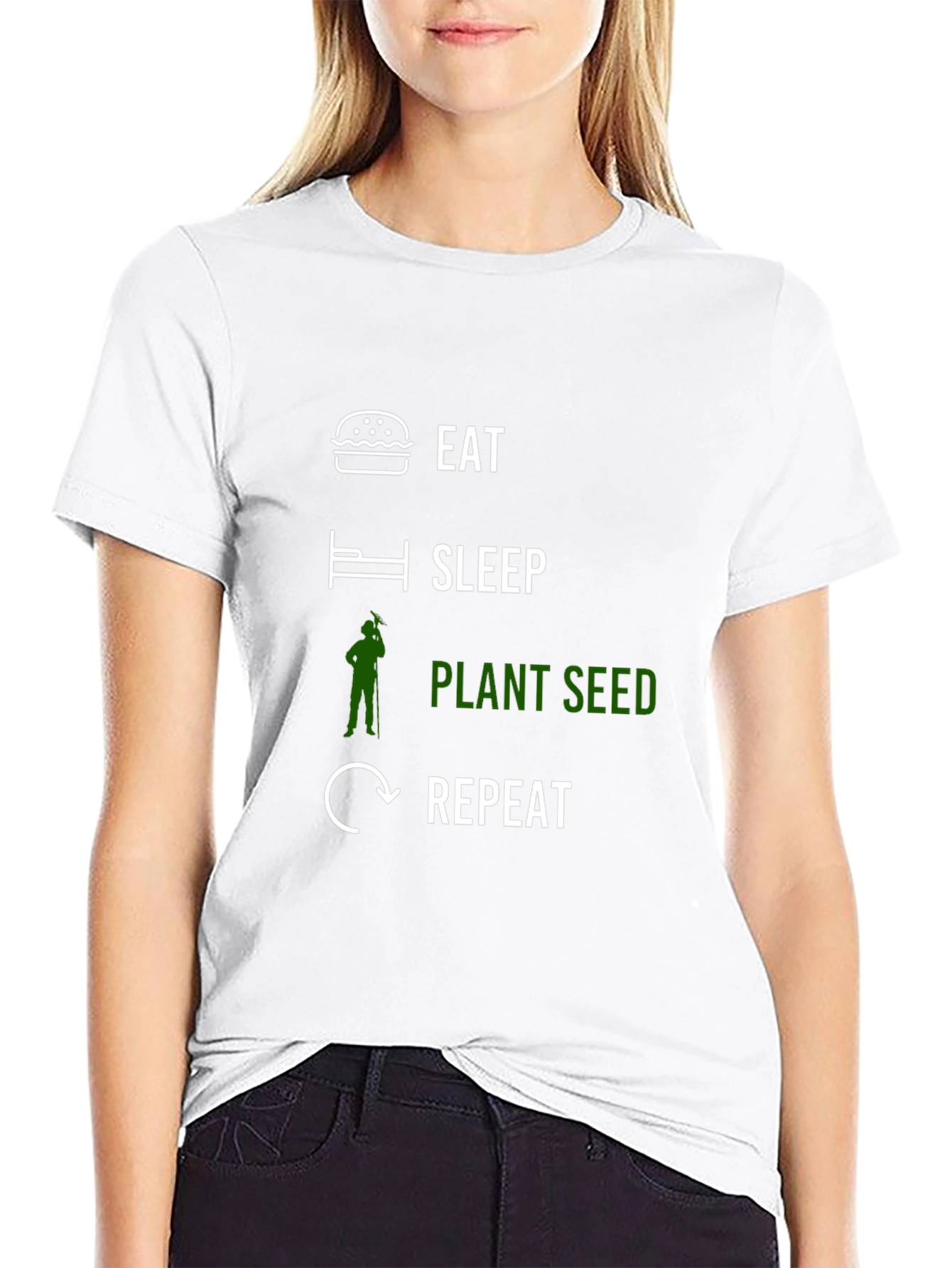 Eat Sleep Plant Seed Repeat T-Shirt