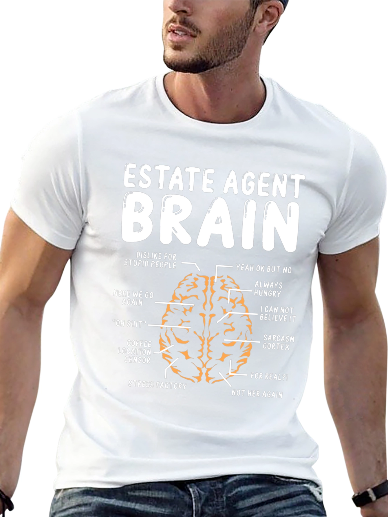 Estate Agent Brain T-Shirt