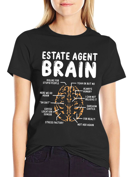 Estate Agent Brain T-Shirt