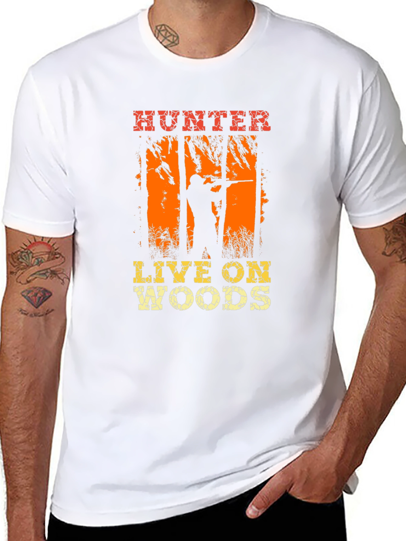 Hunter Live On Woods T-Shirt - Hunting Apparel