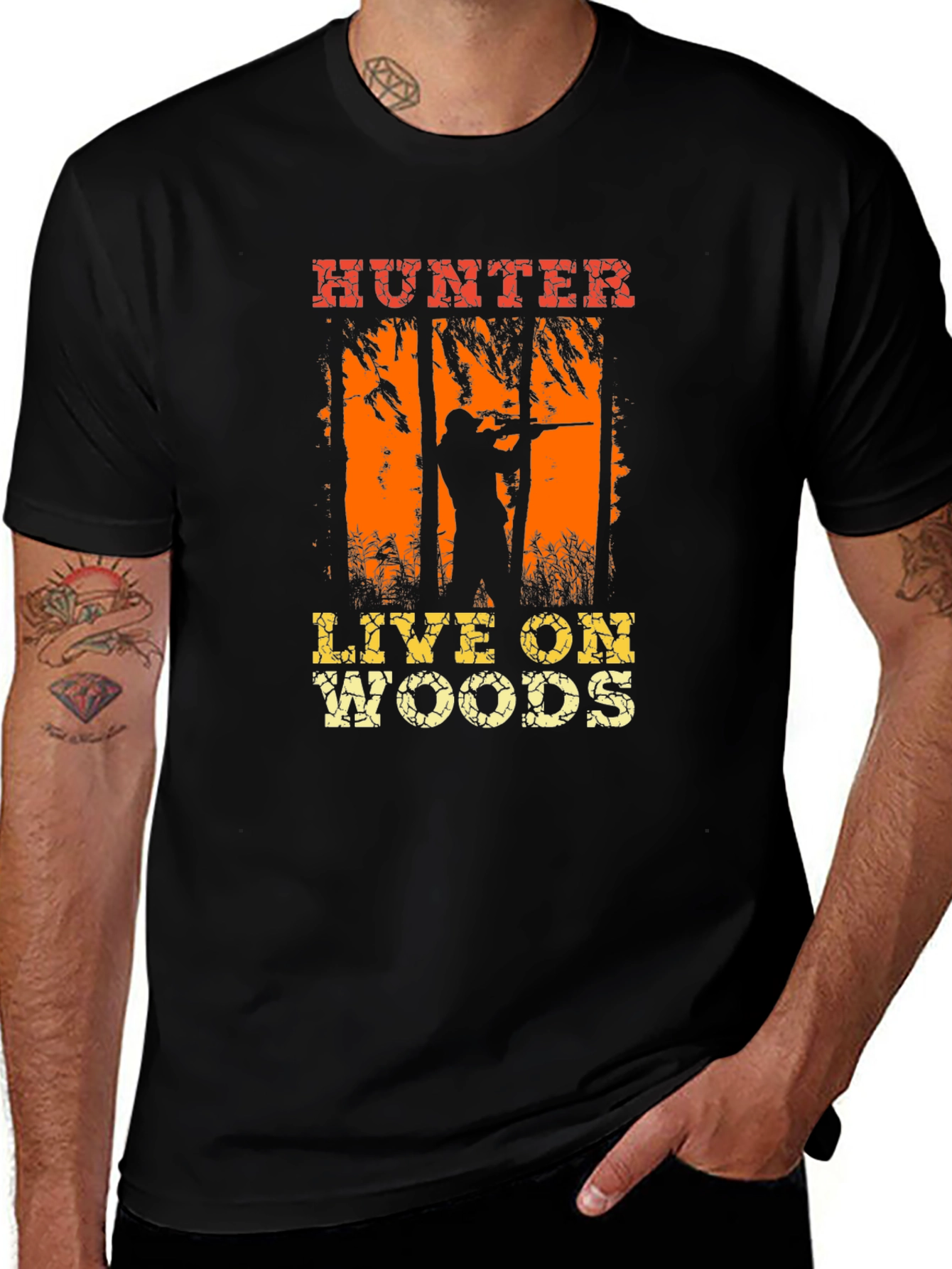 Hunter Live On Woods T-Shirt - Hunting Apparel