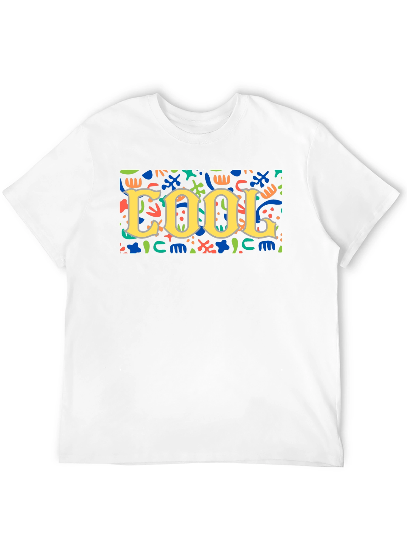 Cool Graphic Print Tee - Black