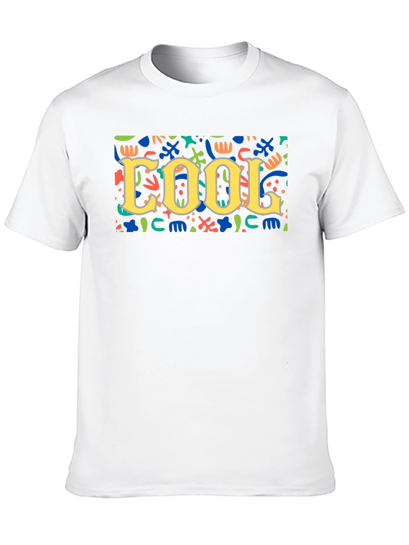 Cool Graphic Print Tee - Black