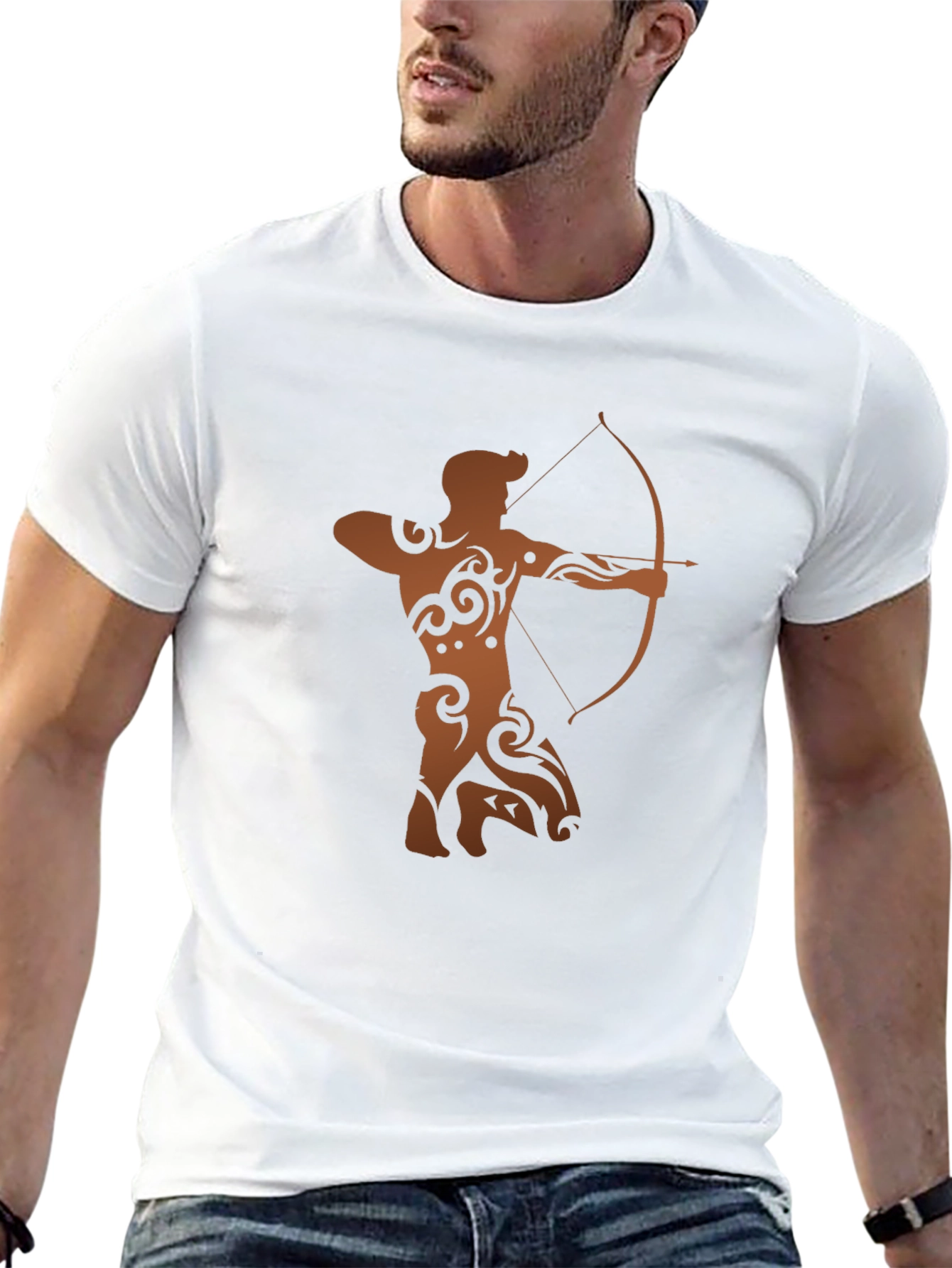Archer Graphic T-Shirt - Tribal Design