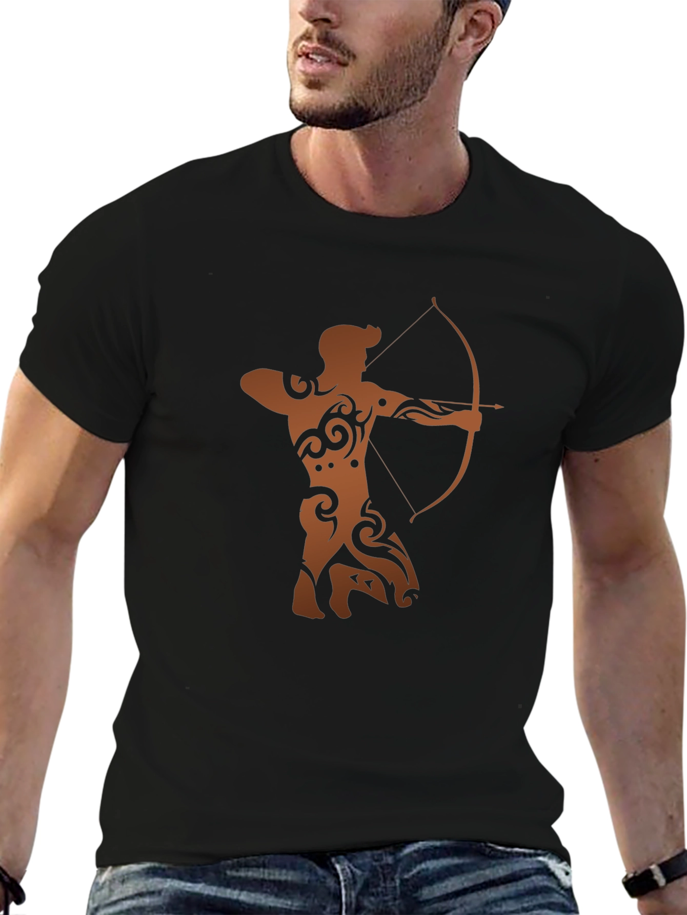 Archer Graphic T-Shirt - Tribal Design