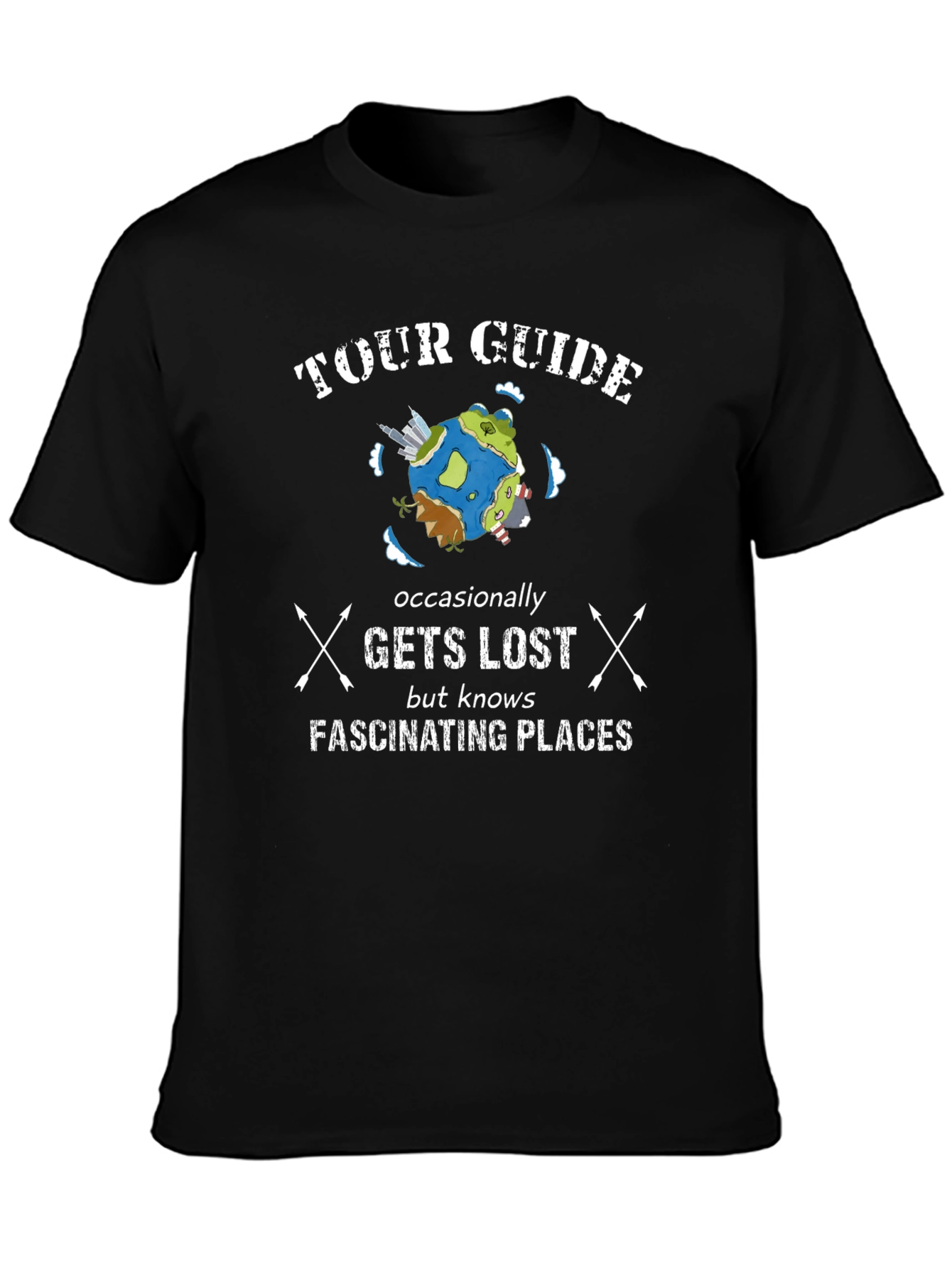 Tour Guide Novelty Graphic Tee