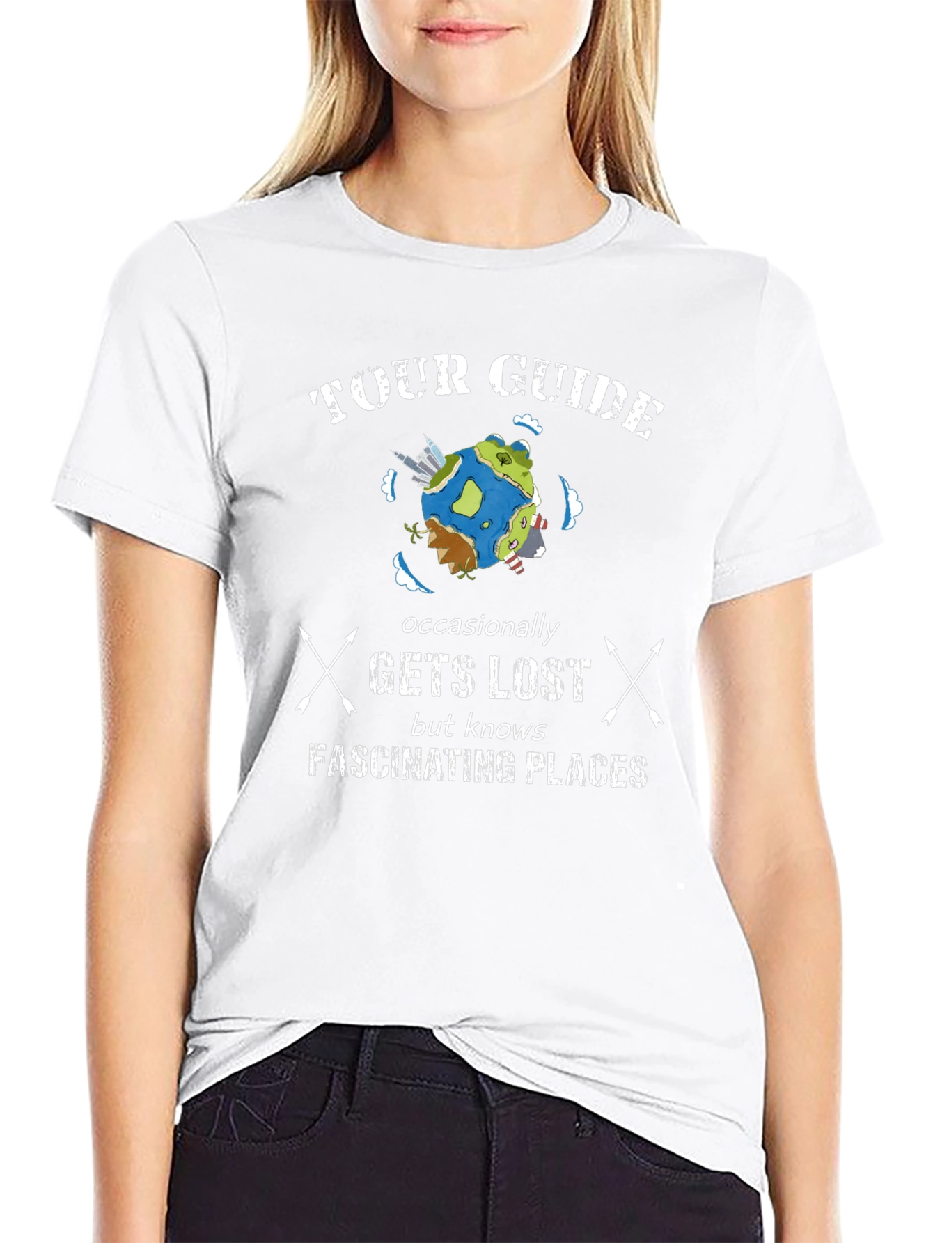 Tour Guide Novelty Graphic Tee