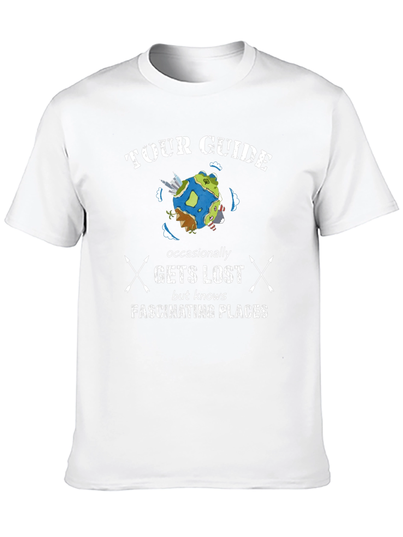 Tour Guide Novelty Graphic Tee