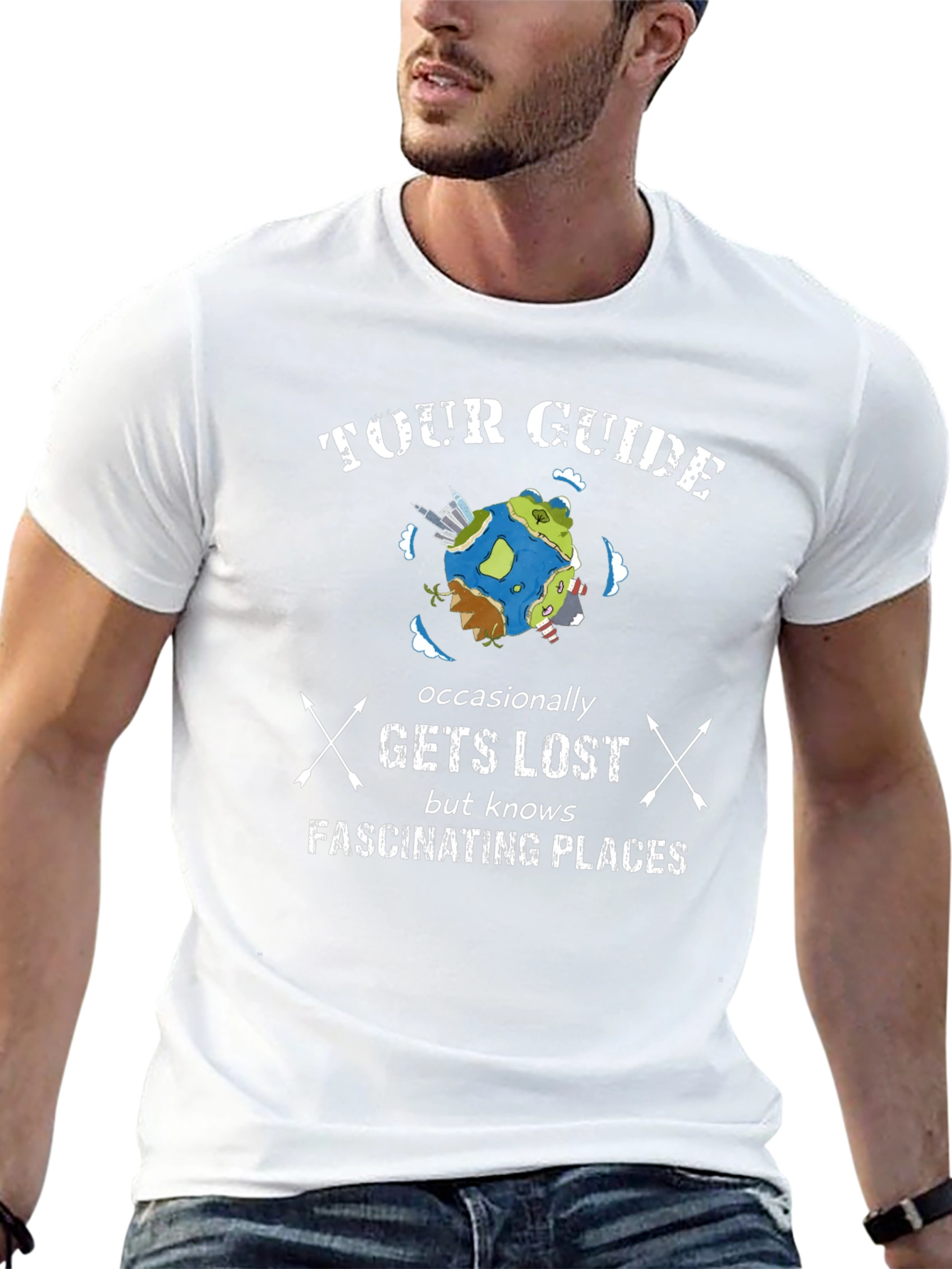 Tour Guide Novelty Graphic Tee