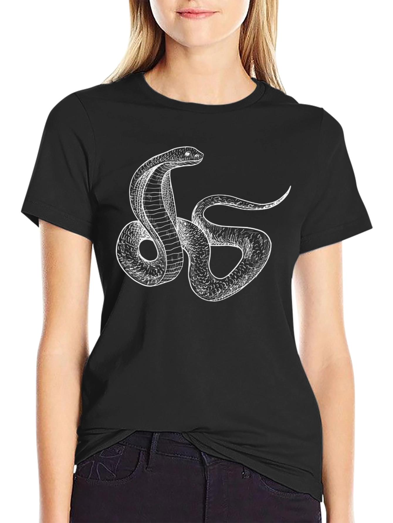 Cobra Graphic Tee - Cool Snake Design