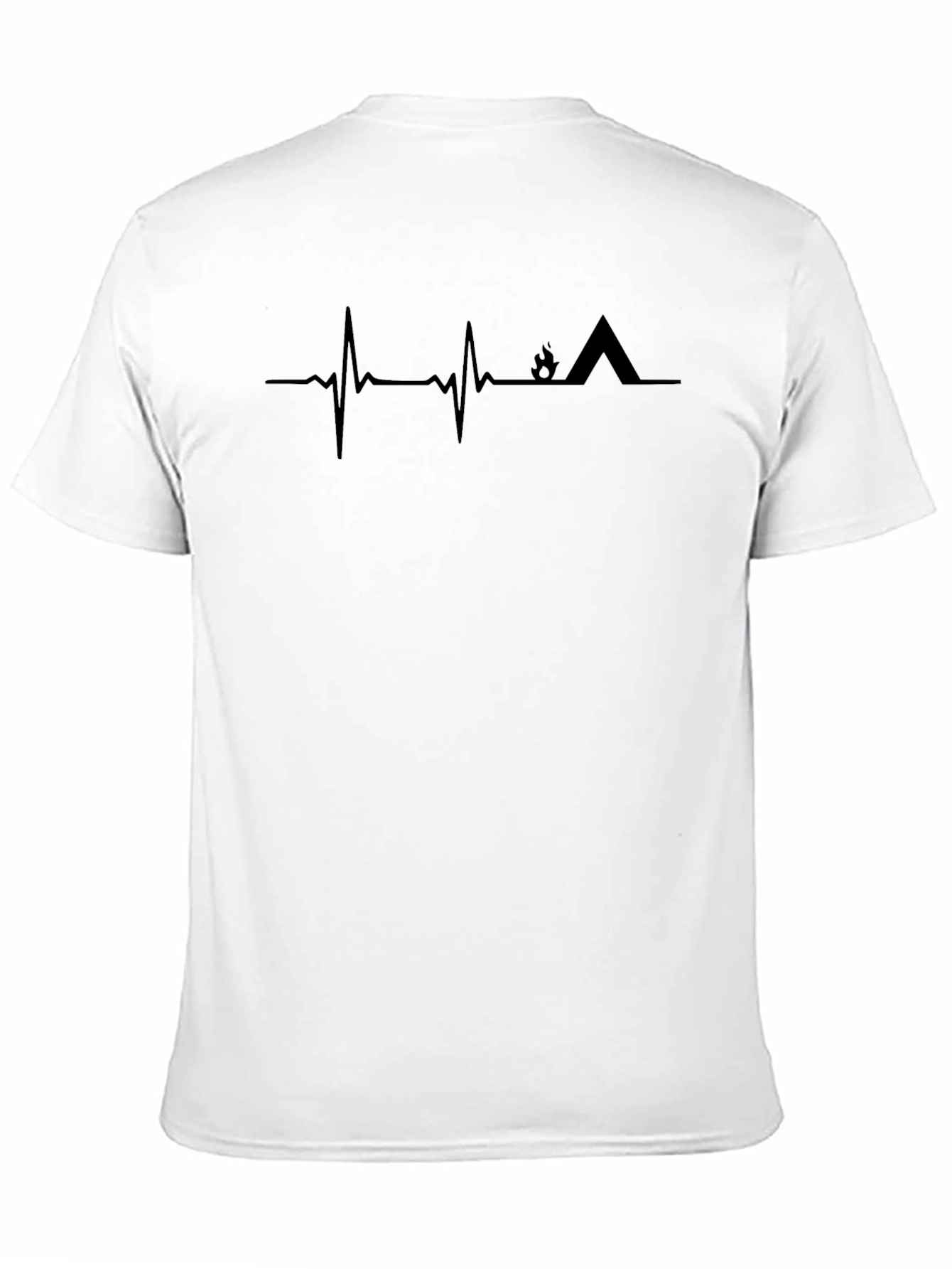 Camping Heartbeat Graphic Tee - Adventure Awaits!