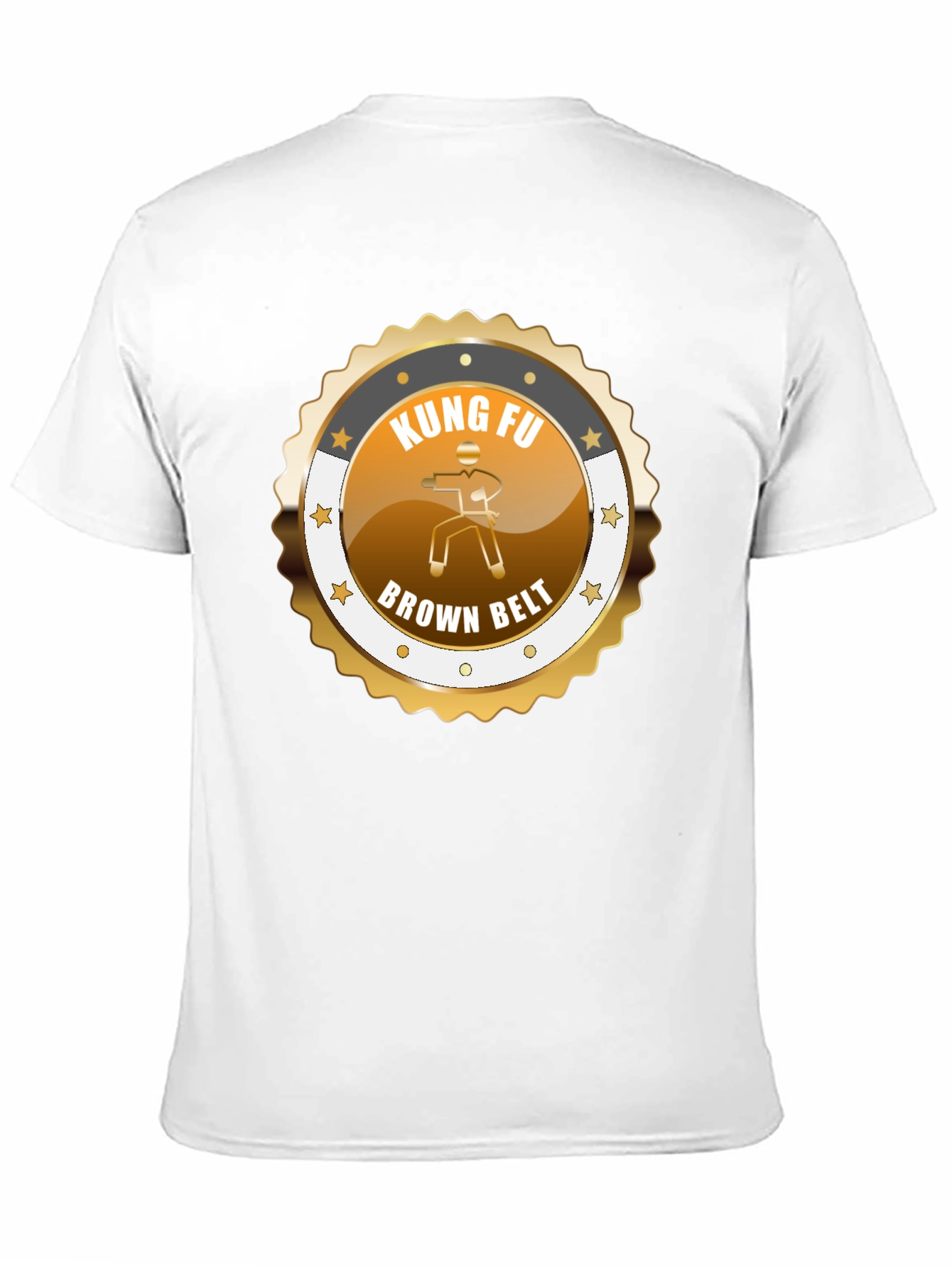 Kung Fu Brown Belt Graphic T-Shirt Martial Arts Tee