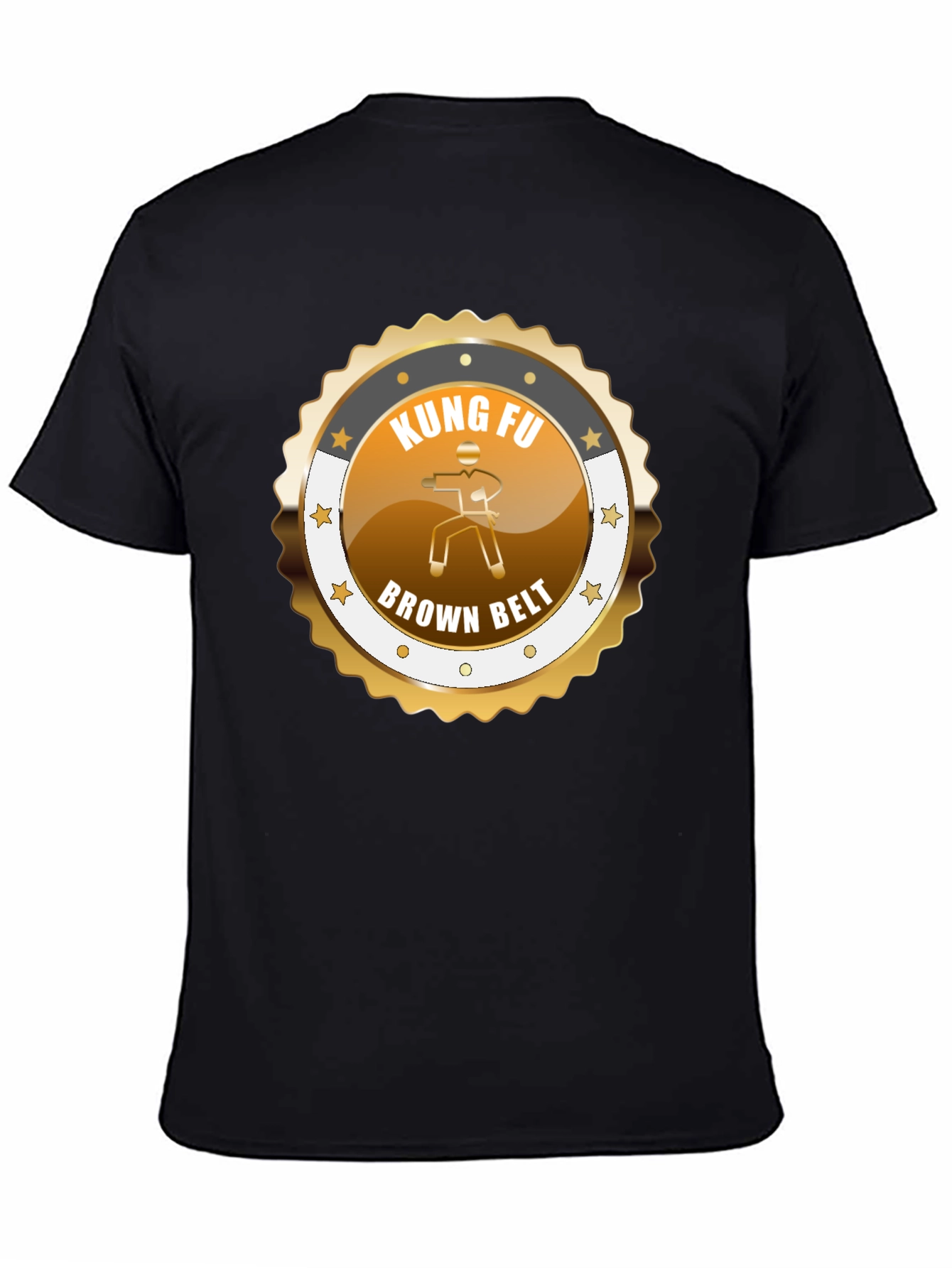 Kung Fu Brown Belt Graphic T-Shirt Martial Arts Tee
