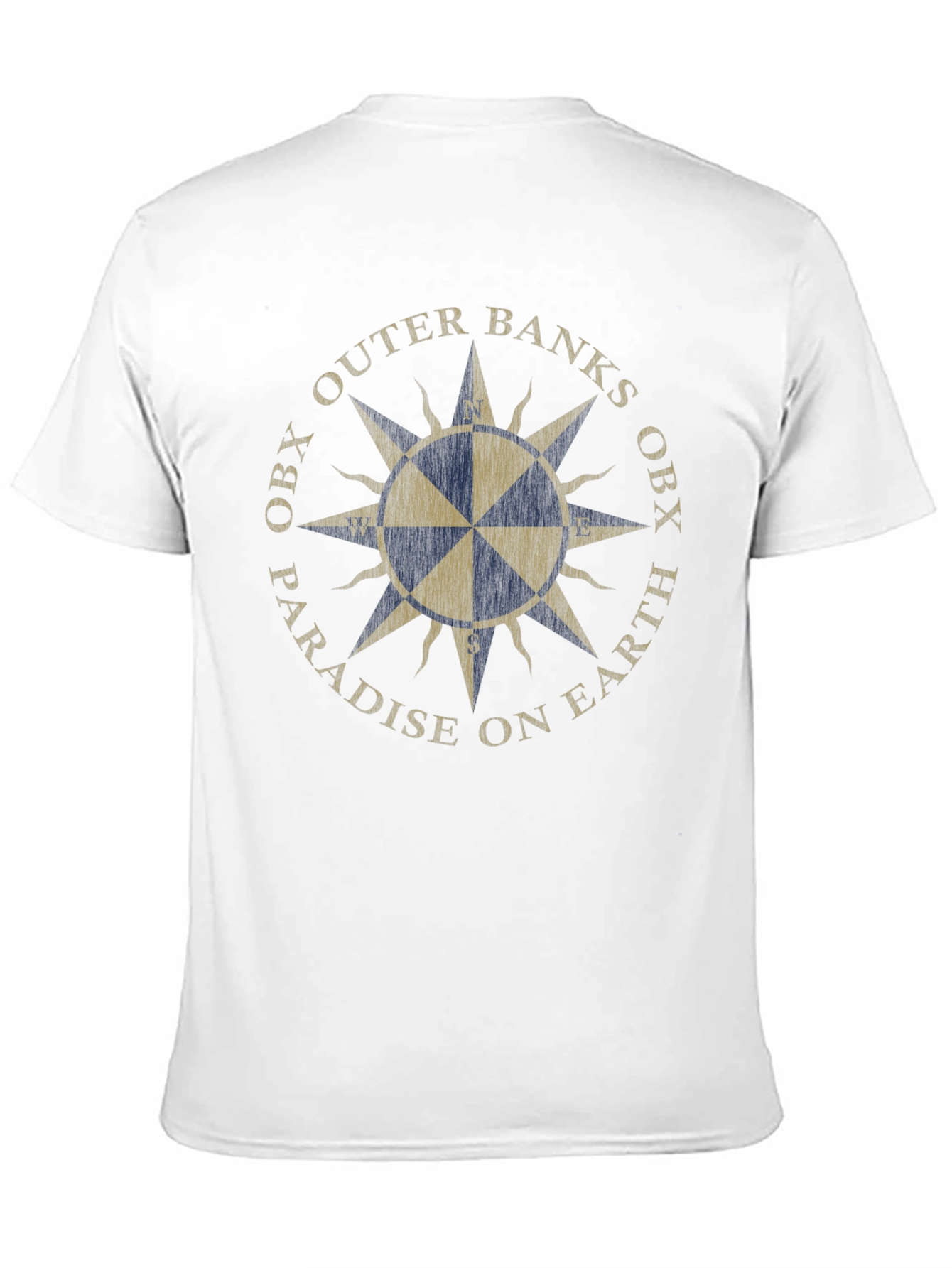 Outer Banks OBX Compass Black T-Shirt