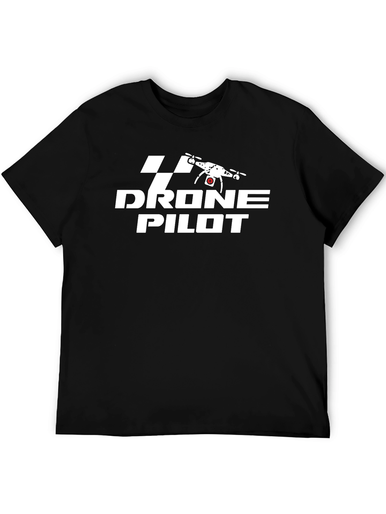 Drone Pilot Graphic Tee - Black