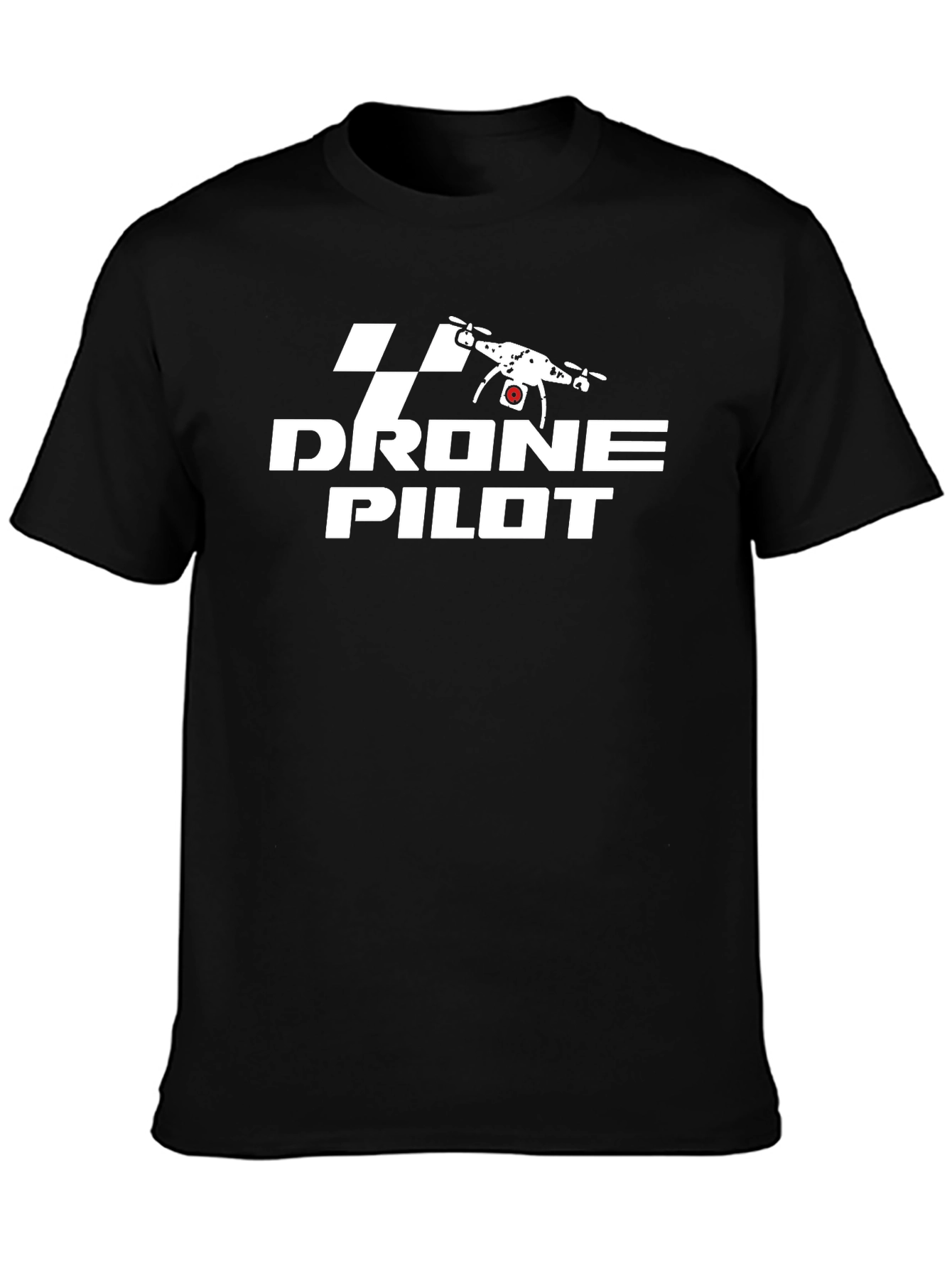 Drone Pilot Graphic Tee - Black