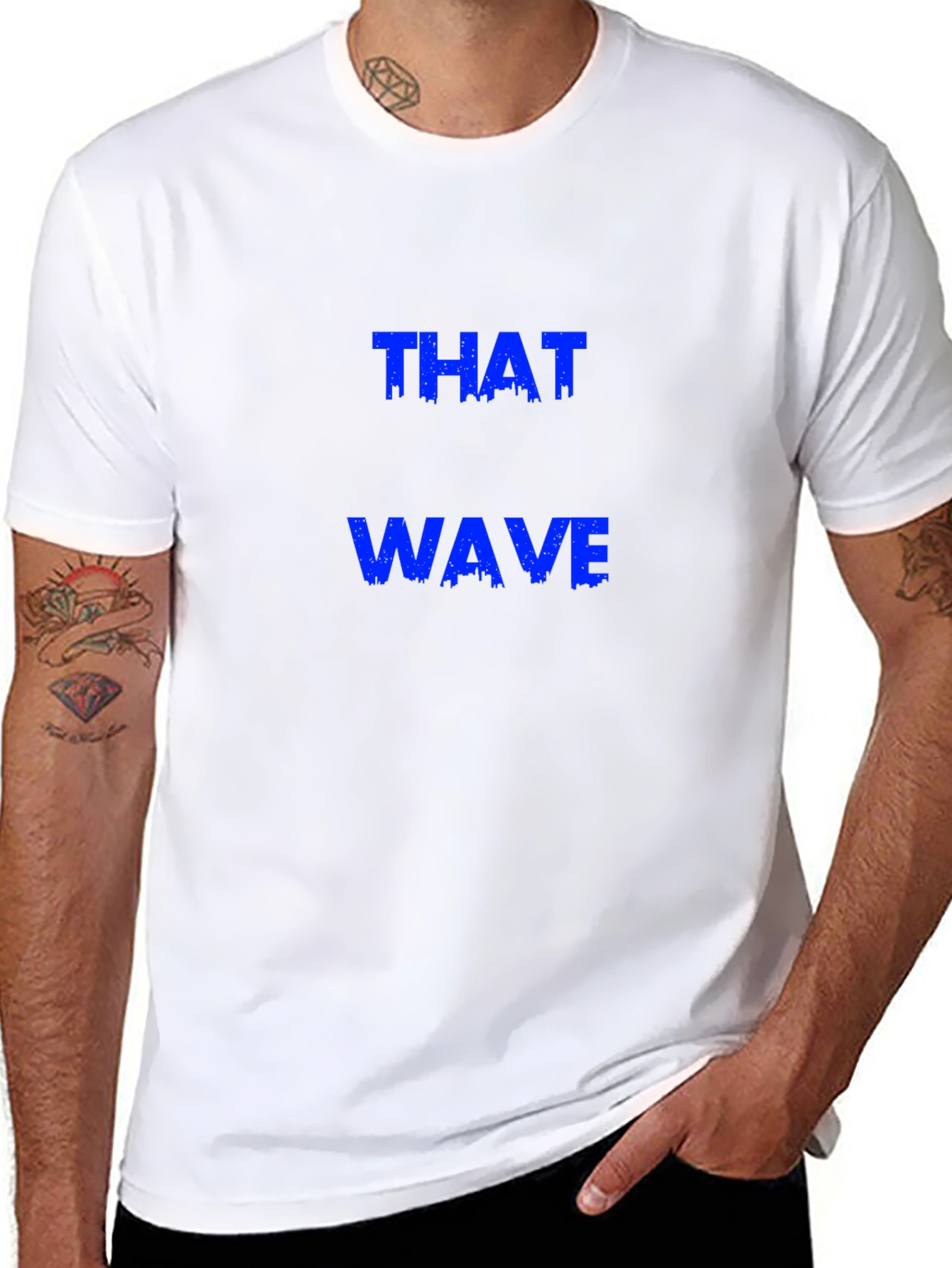 That Wave Graphic T-Shirt - Stylish Mens Tee