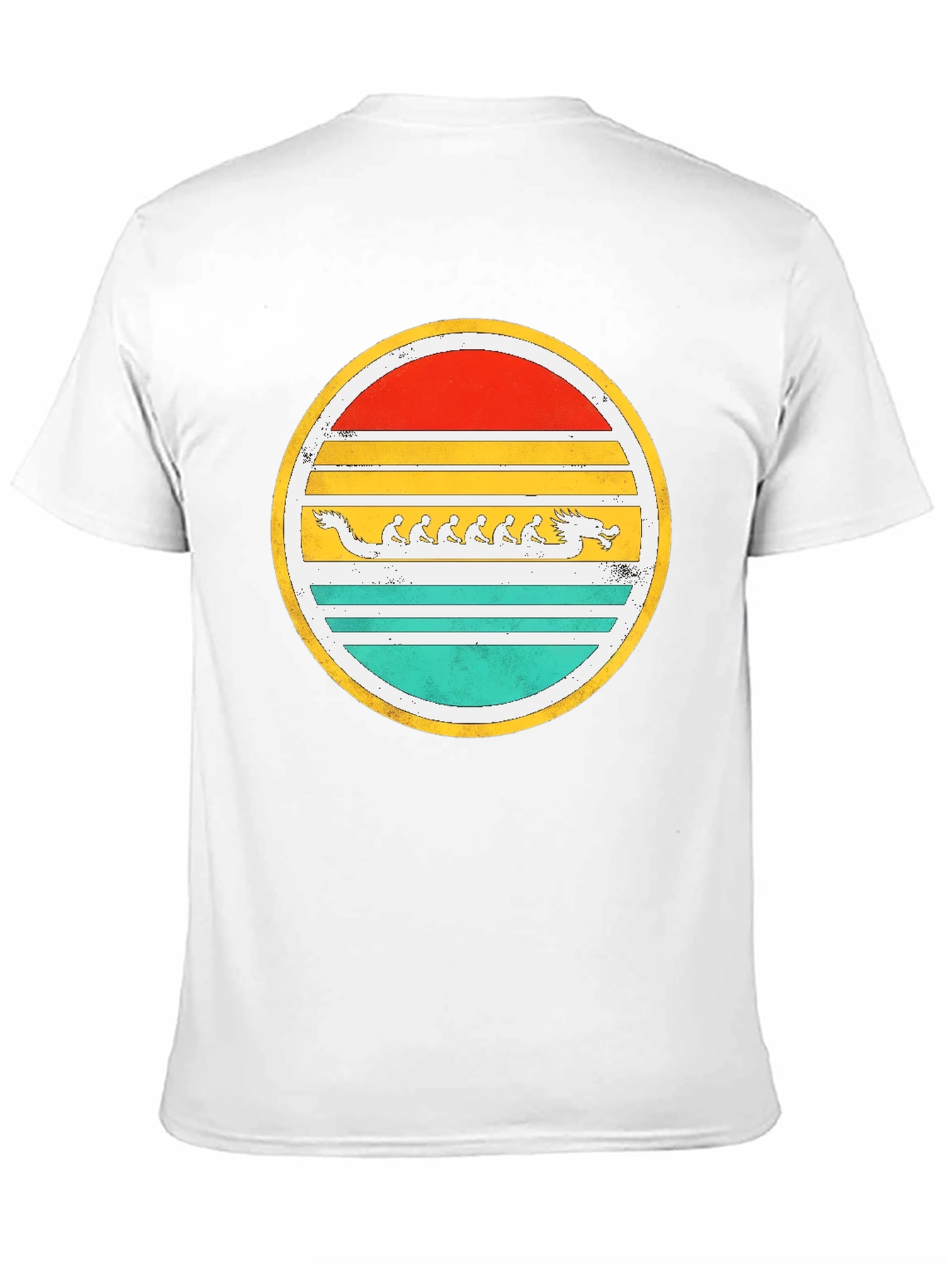 Dragon Boat Race Retro Graphic Tee