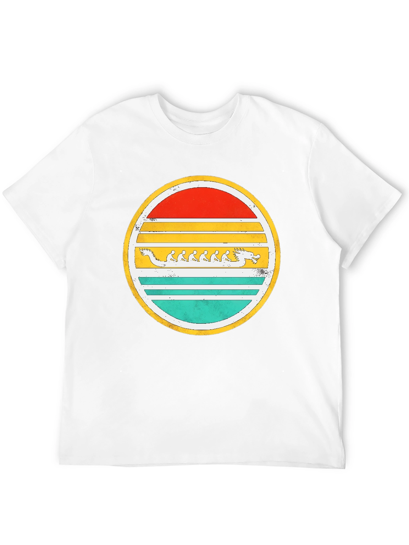Dragon Boat Race Retro Graphic Tee