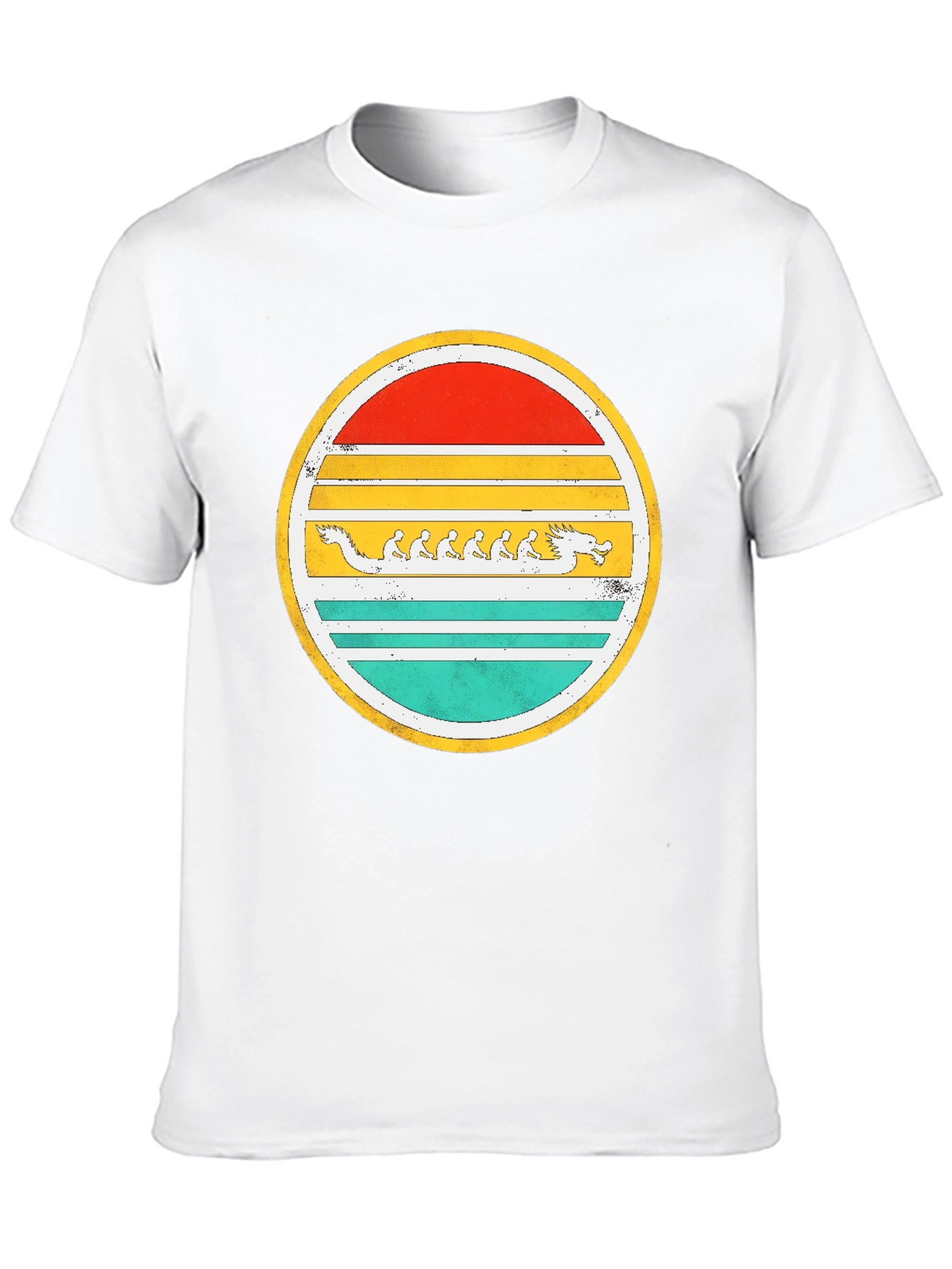 Dragon Boat Race Retro Graphic Tee