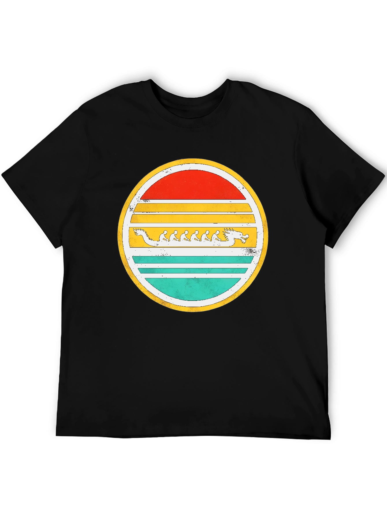Dragon Boat Race Retro Graphic Tee