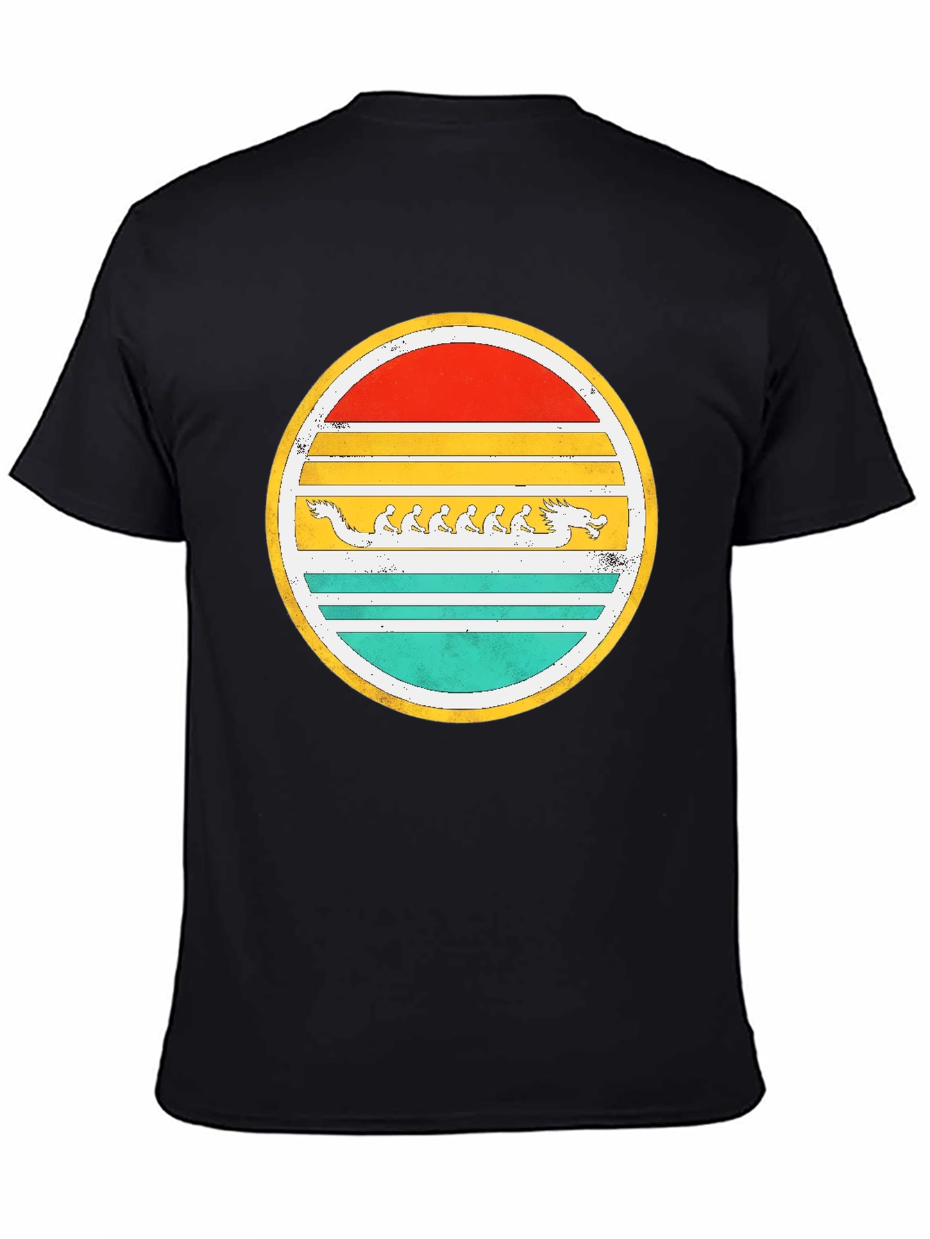 Dragon Boat Race Retro Graphic Tee
