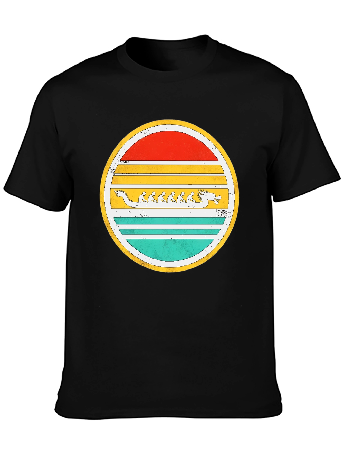 Dragon Boat Race Retro Graphic Tee