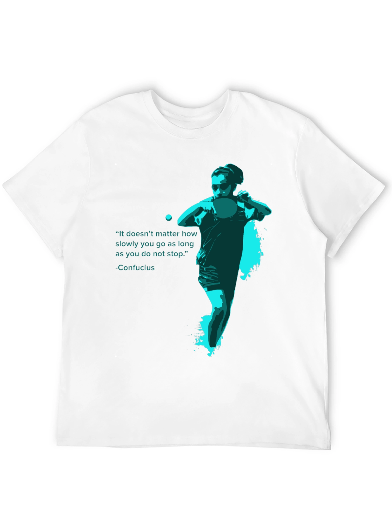 Confucius Quote Ping Pong Graphic Tee