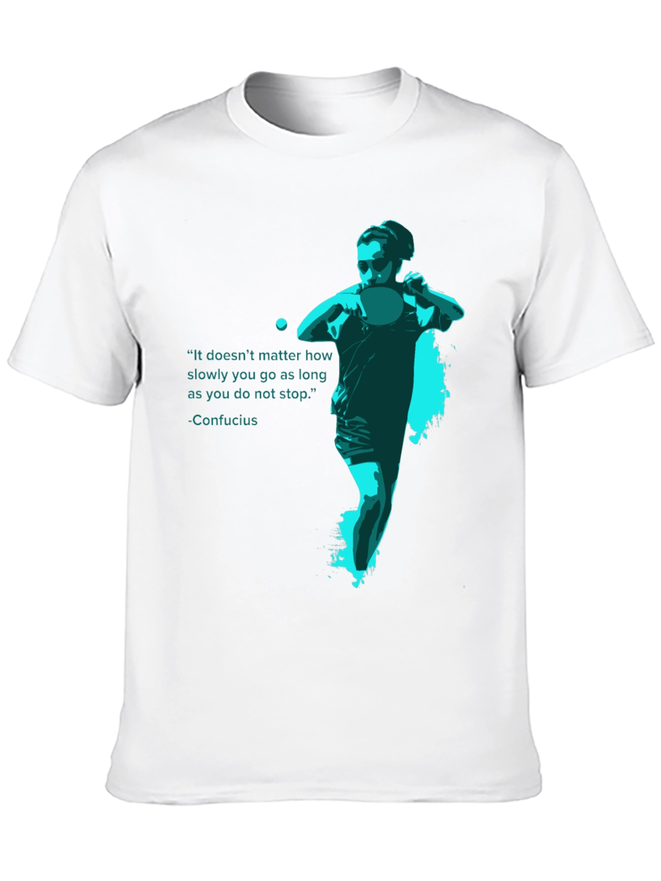 Confucius Quote Ping Pong Graphic Tee