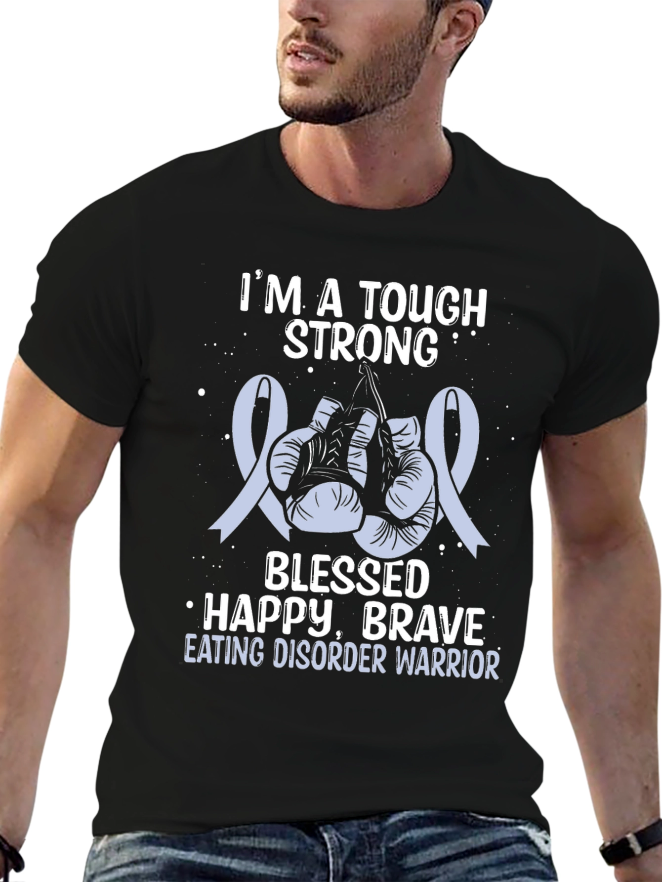 Tough Strong Eating Disorder Warrior T-Shirt