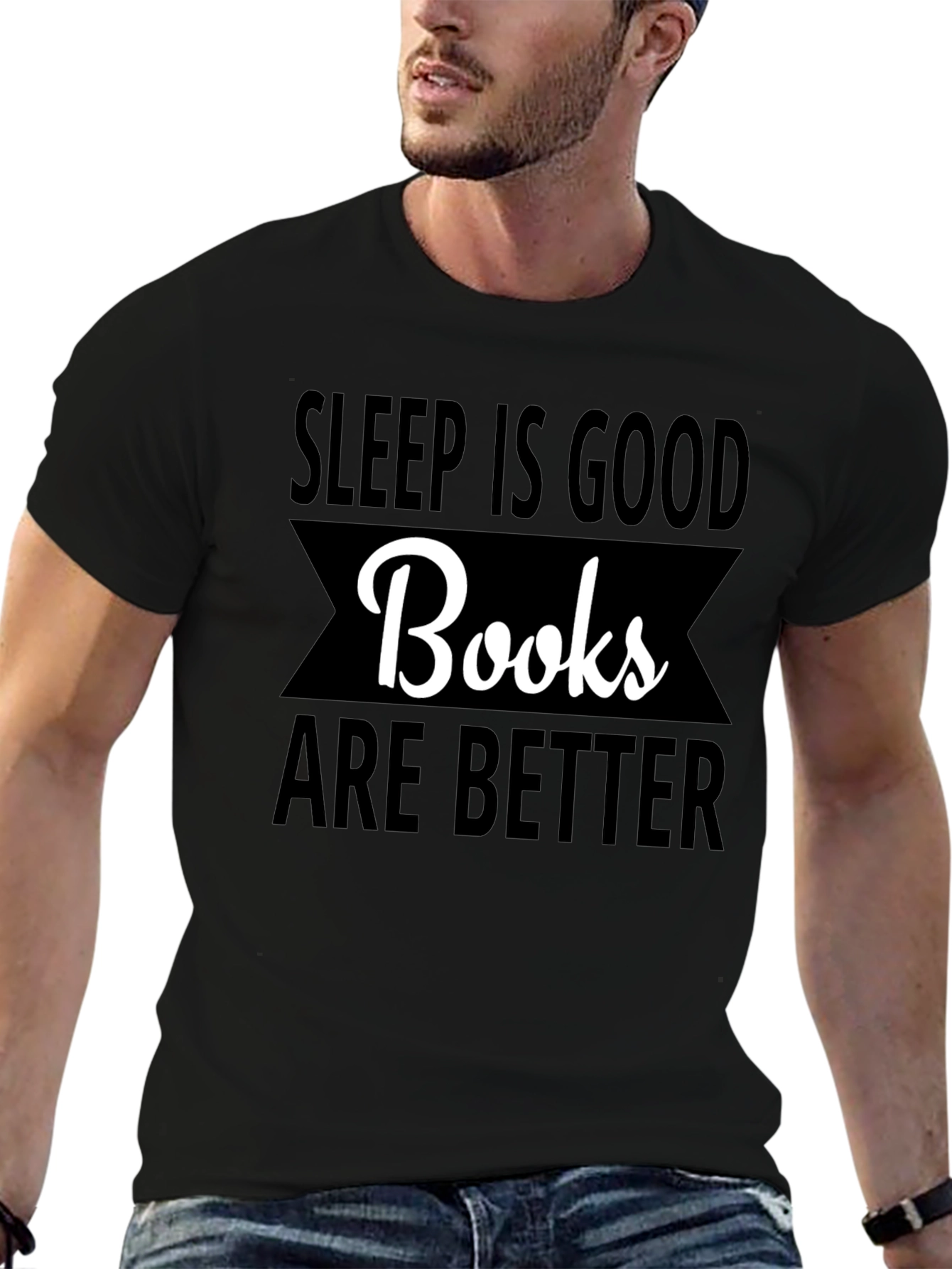 Sleep is Good Books are Better T-Shirt