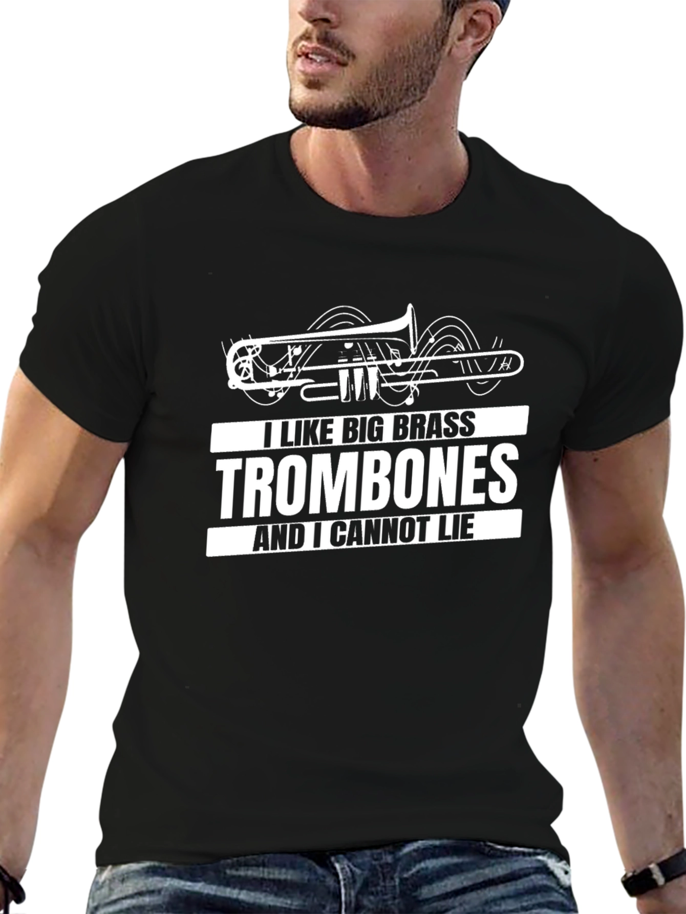 I Like Big Brass Trombones Graphic T-Shirt
