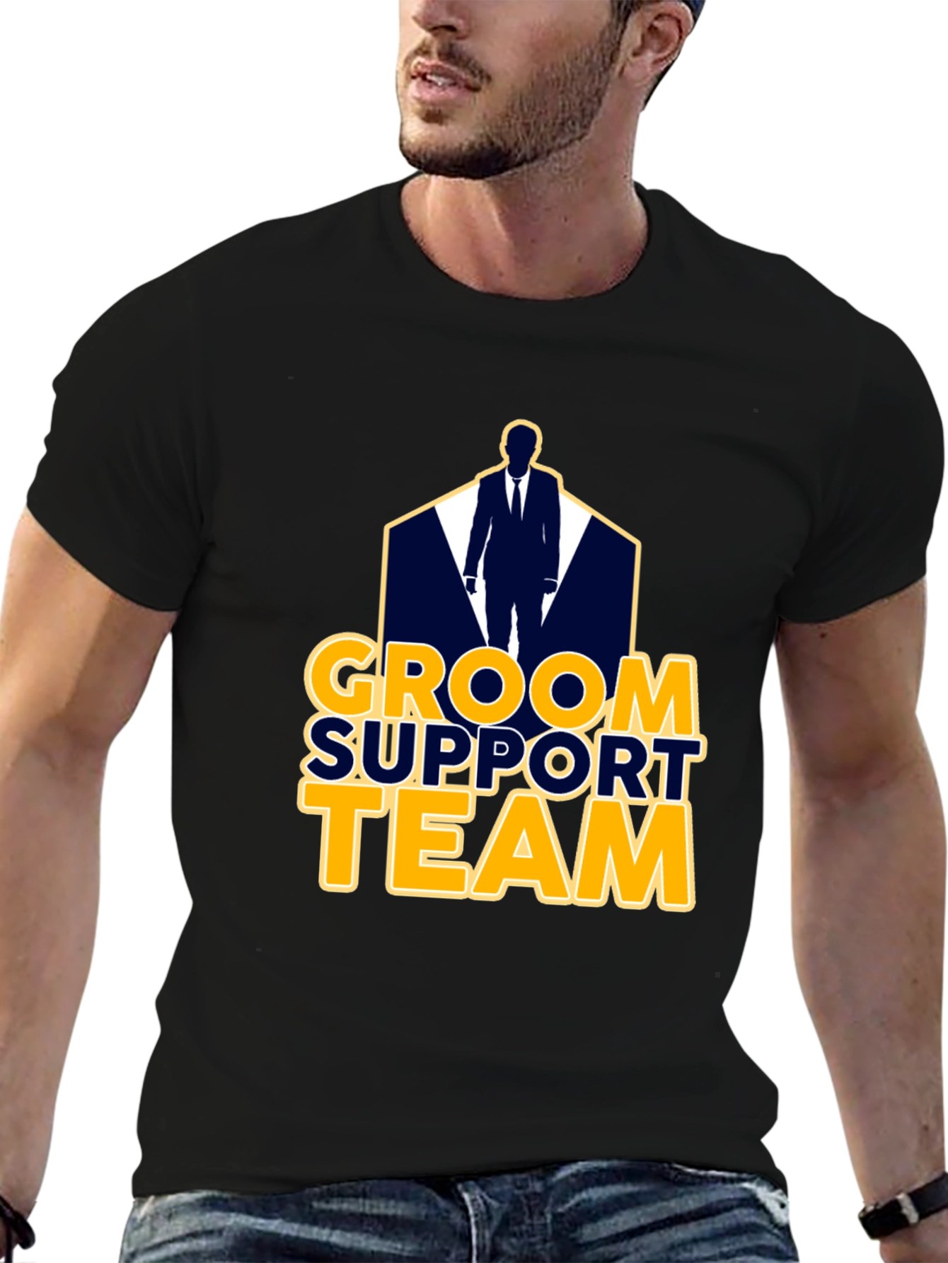 Groom Support Team Graphic T-Shirt