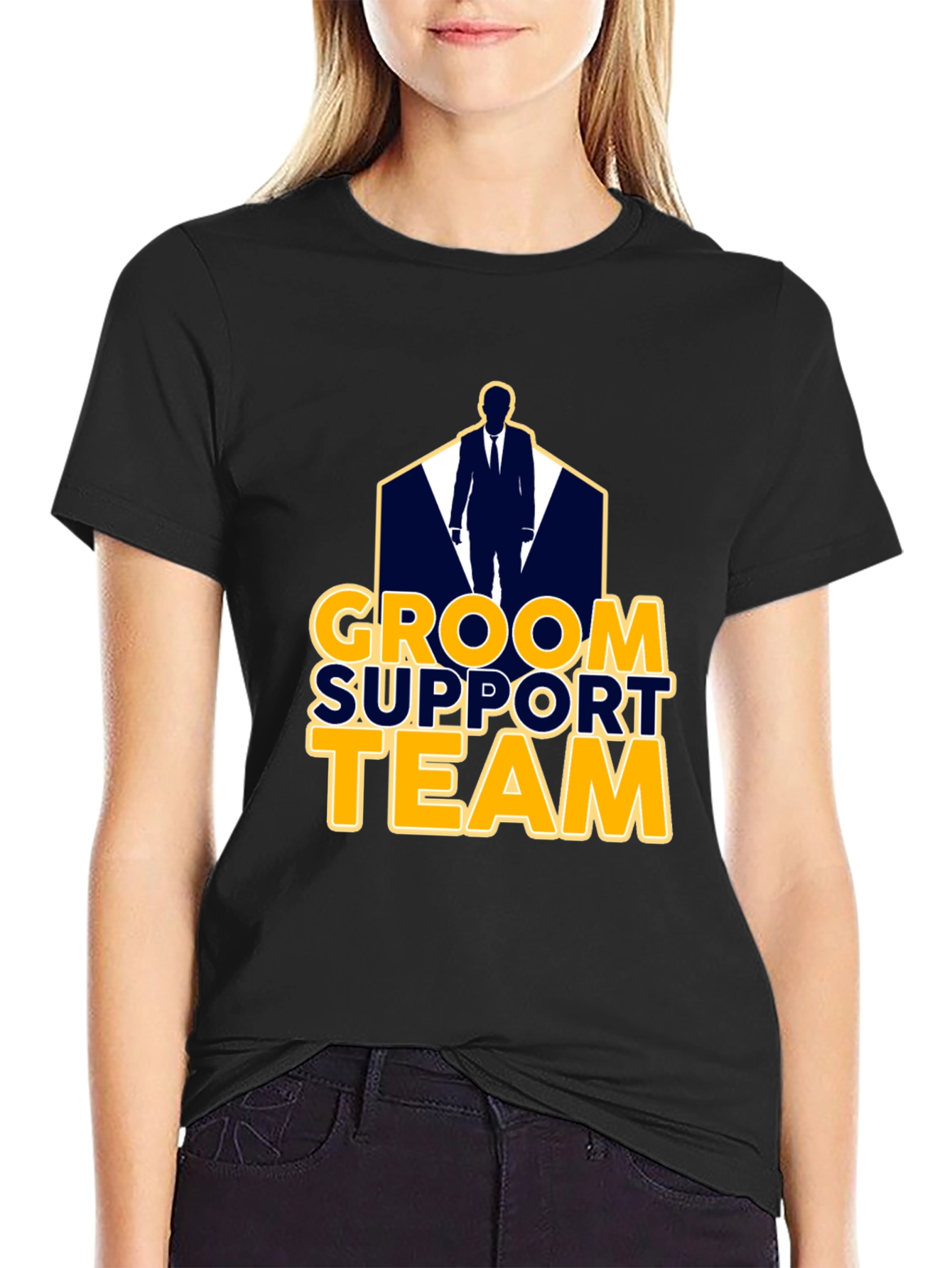 Groom Support Team Graphic T-Shirt