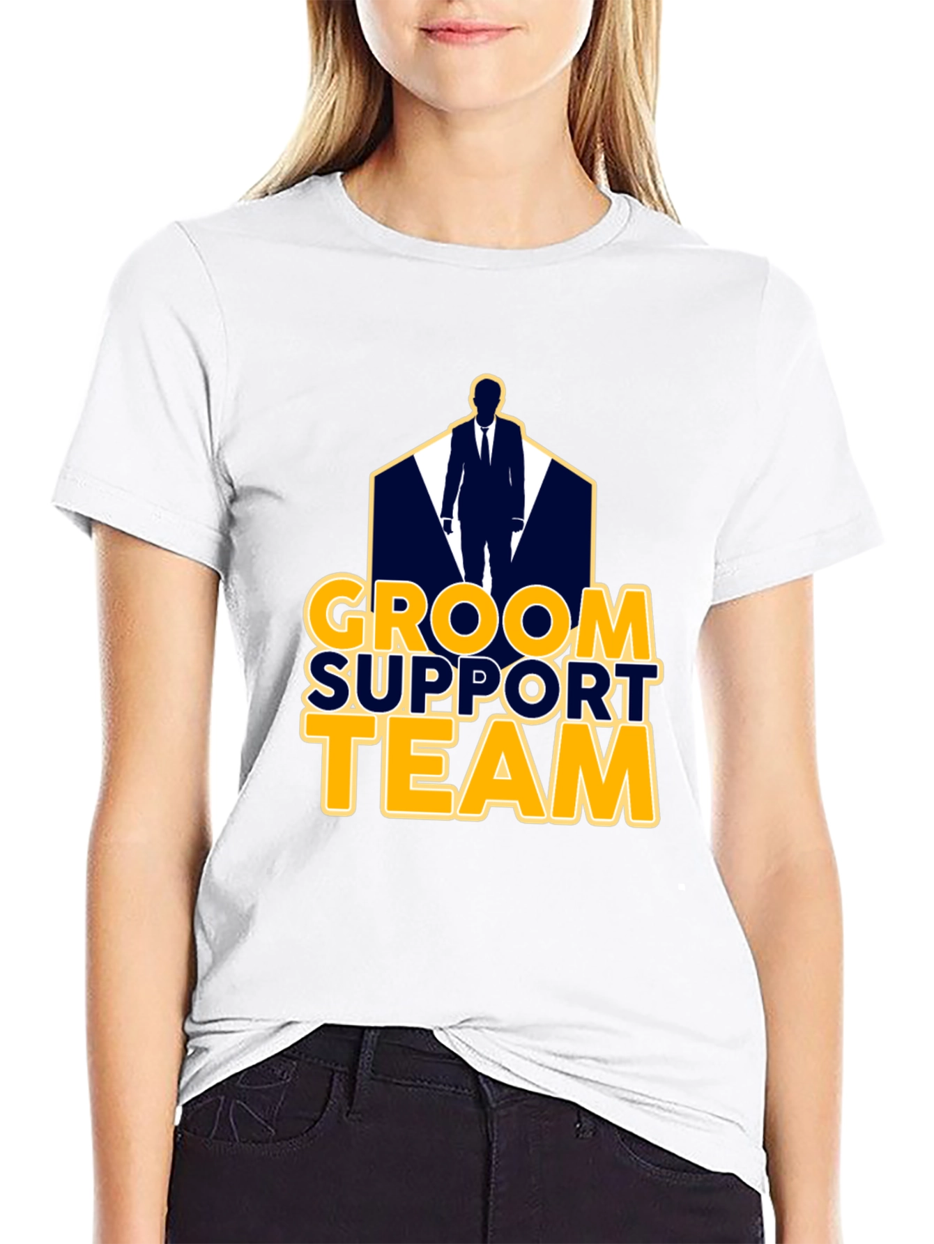 Groom Support Team Graphic T-Shirt