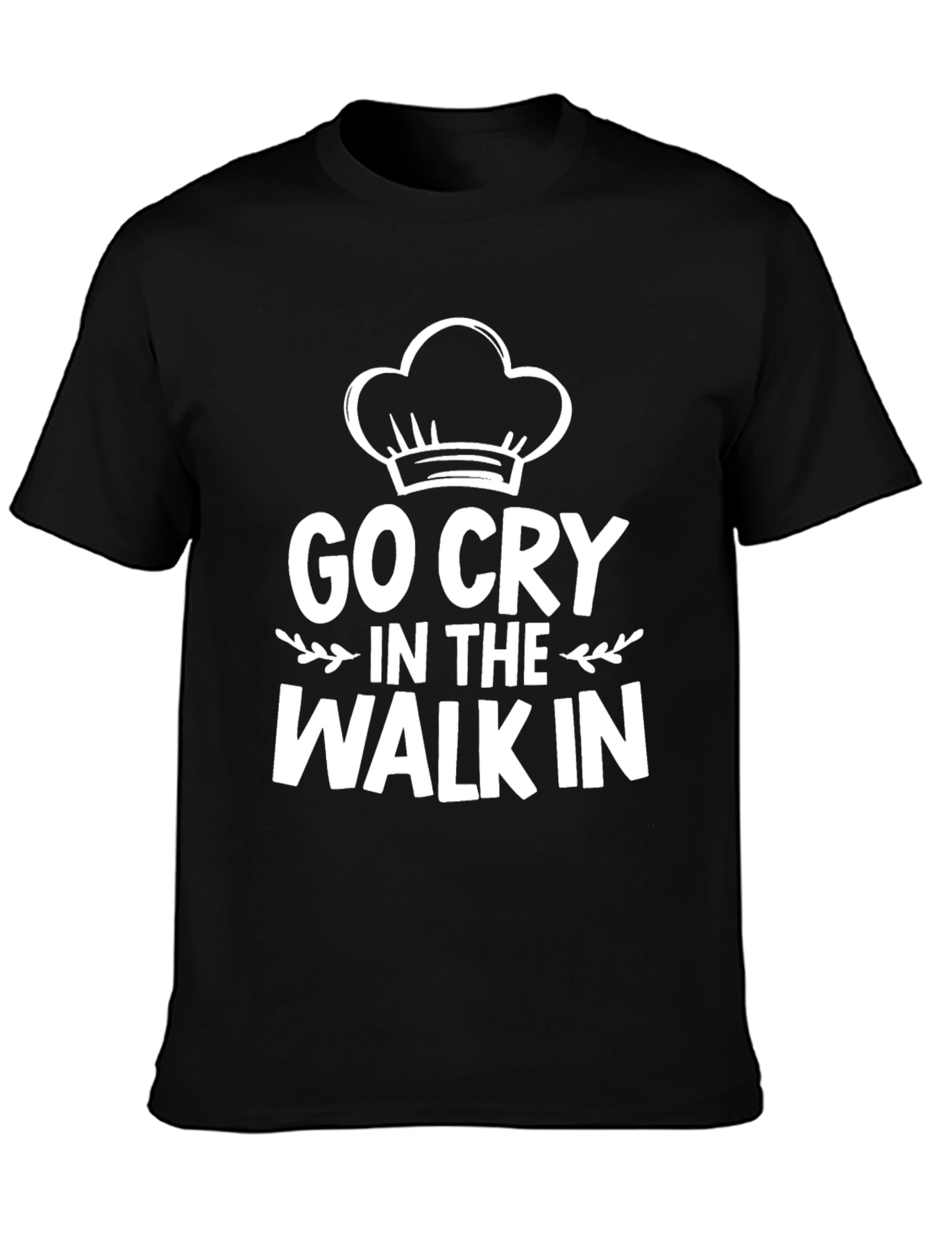 Go Cry in the Walk-In Black T-Shirt