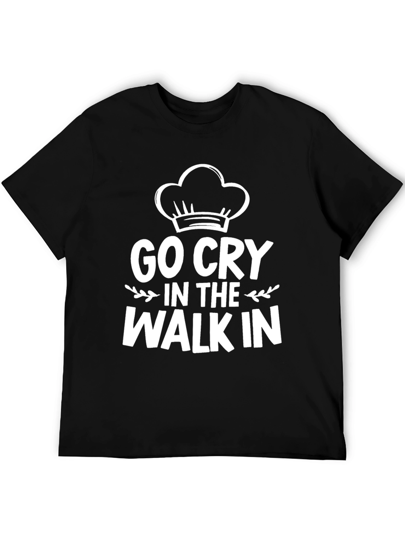 Go Cry in the Walk-In Black T-Shirt