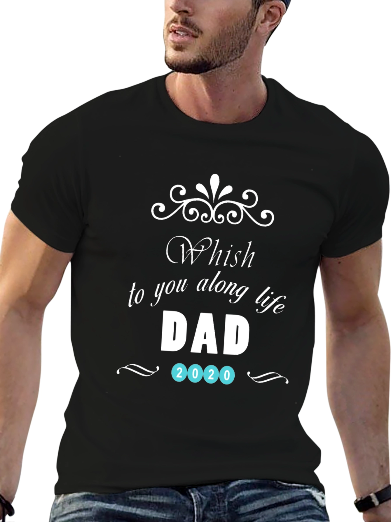 Whish Dad 2020 T-Shirt - Black