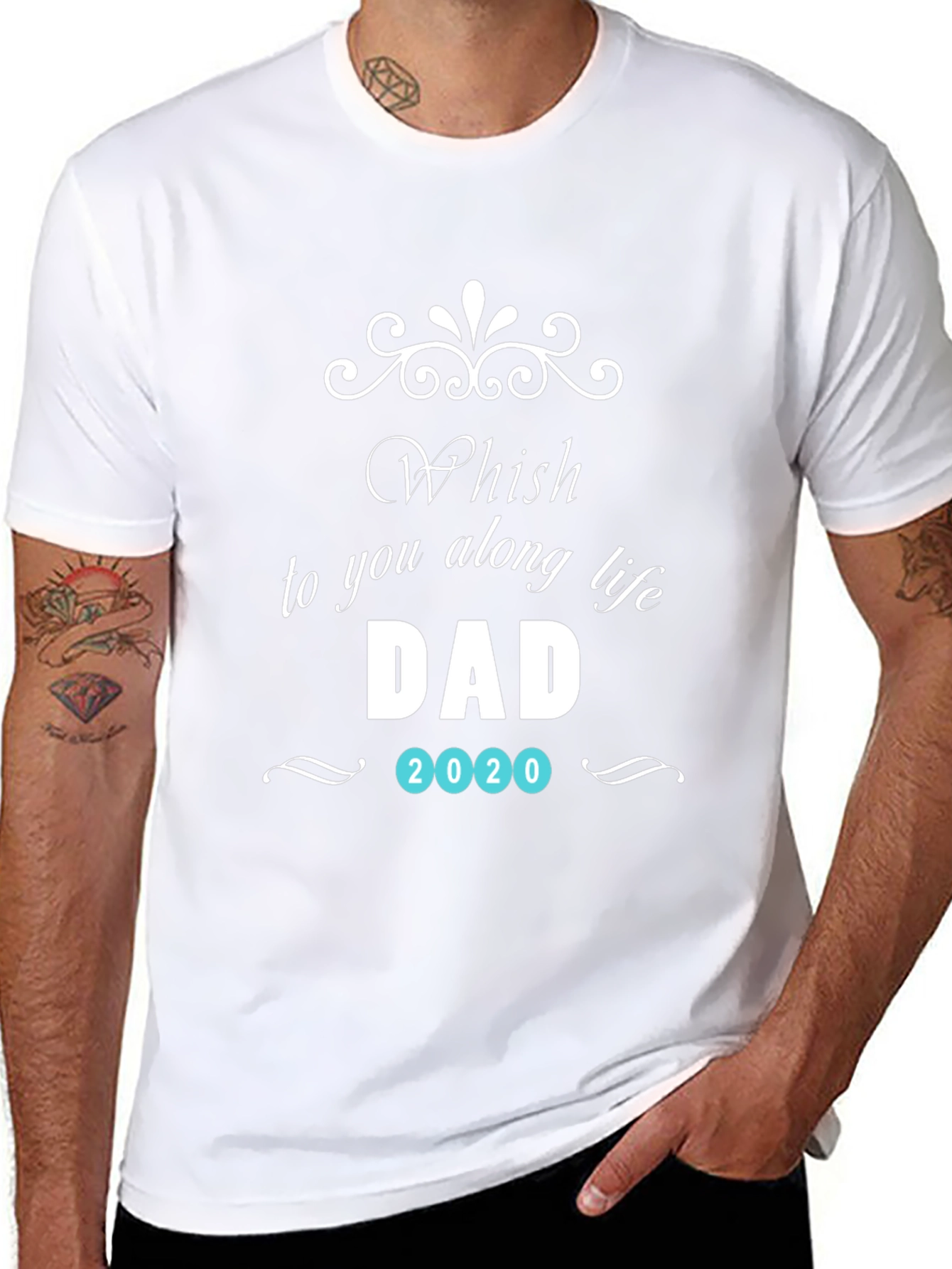 Whish Dad 2020 T-Shirt - Black