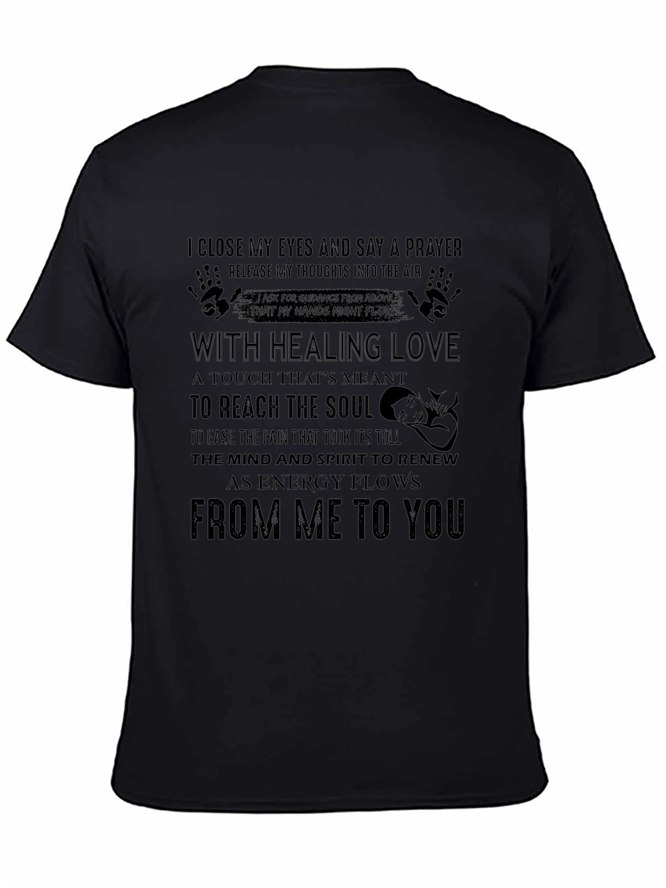 Healing Love Prayer T-Shirt - Spiritual Comfort Tee