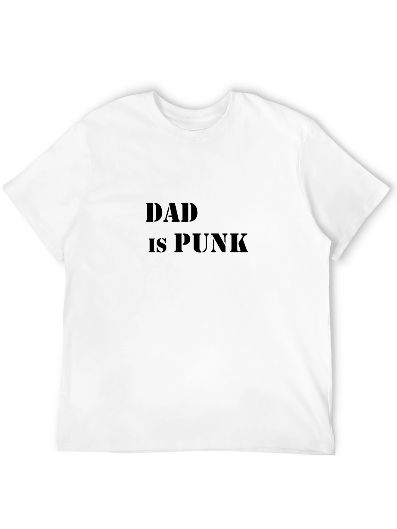 Dad is Punk Graphic T-Shirt - Black