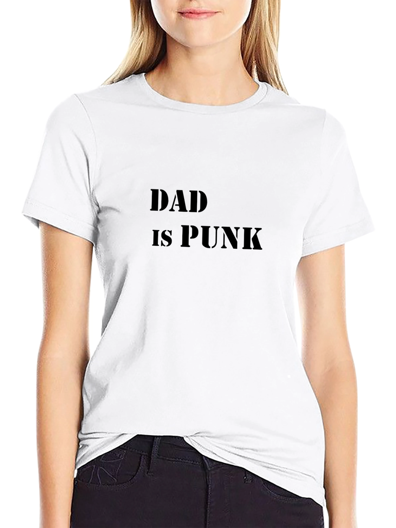 Dad is Punk Graphic T-Shirt - Black