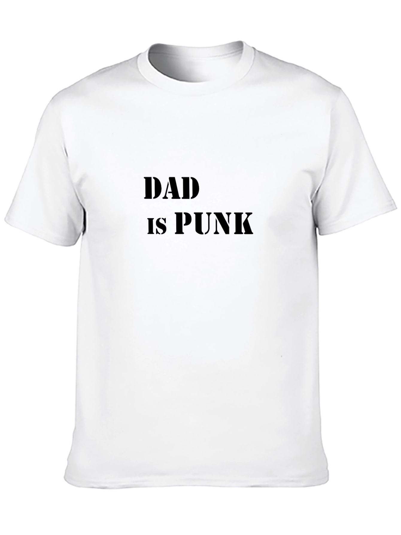 Dad is Punk Graphic T-Shirt - Black