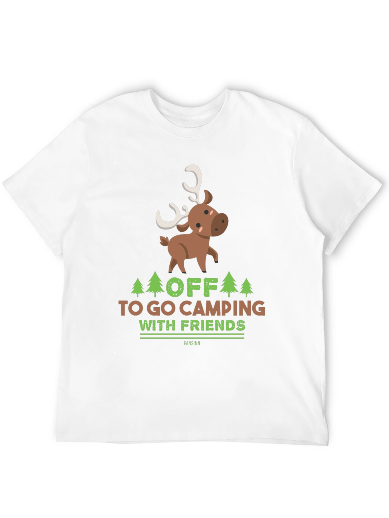 Camping with Friends Graphic T-Shirt