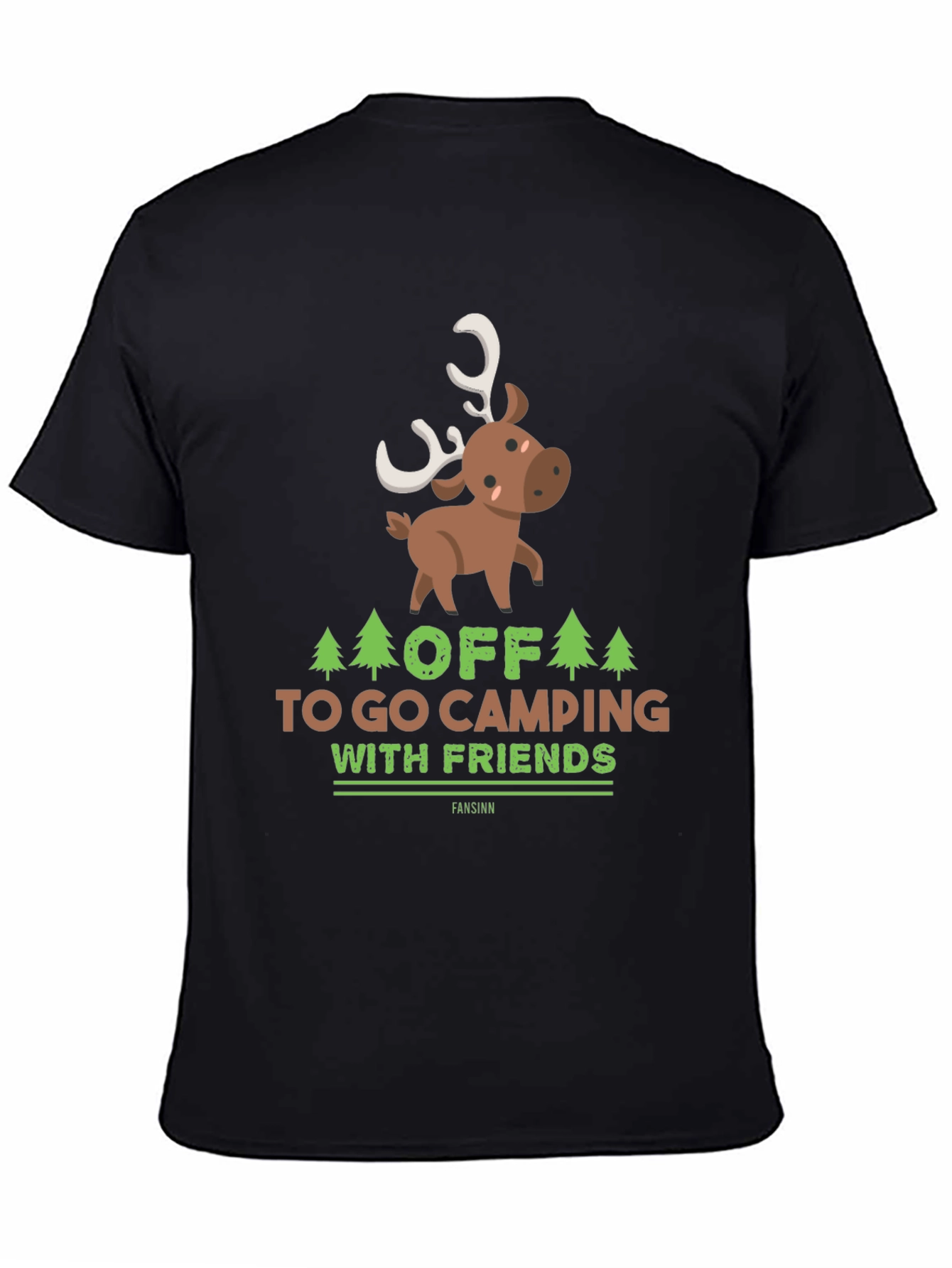 Camping with Friends Graphic T-Shirt