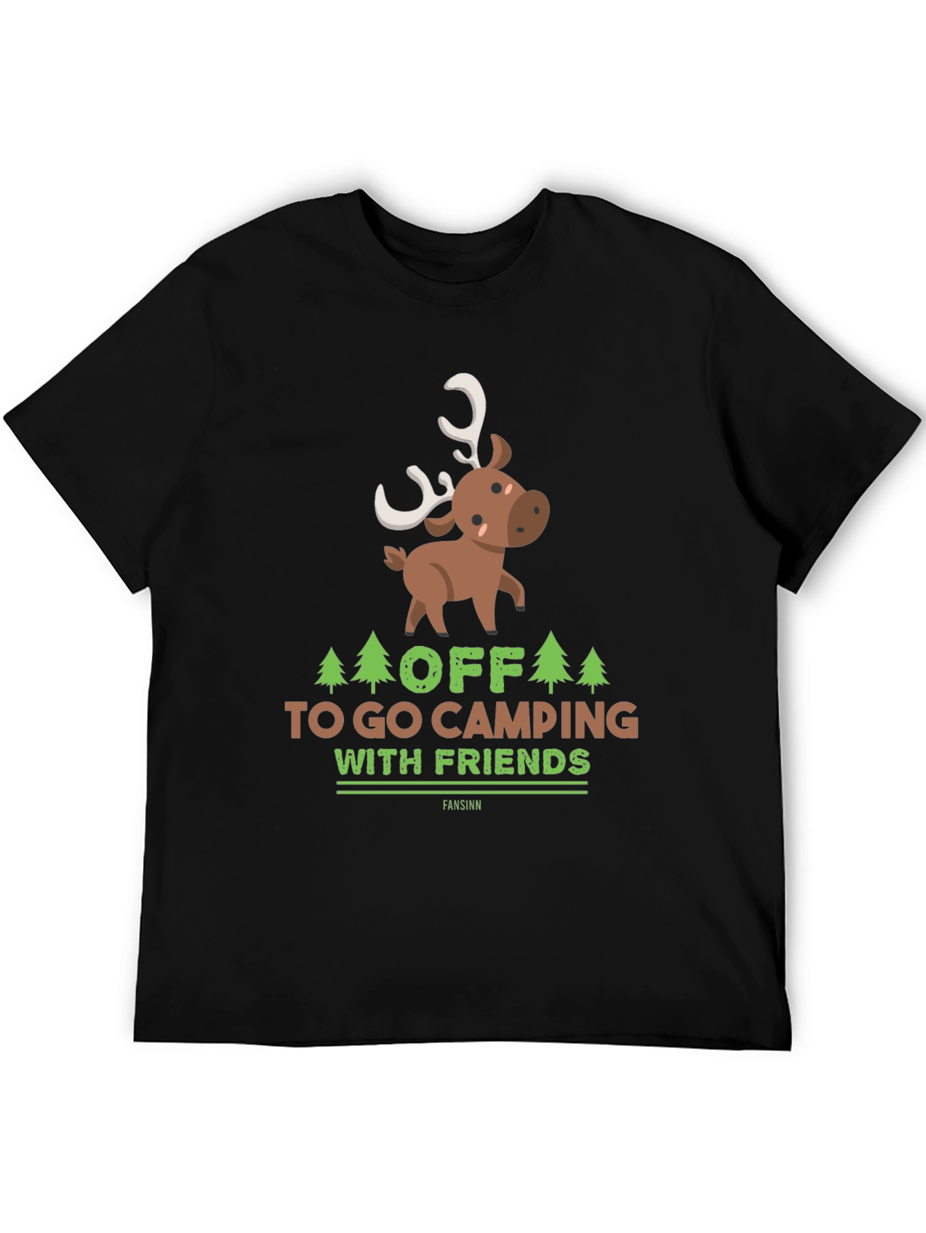 Camping with Friends Graphic T-Shirt