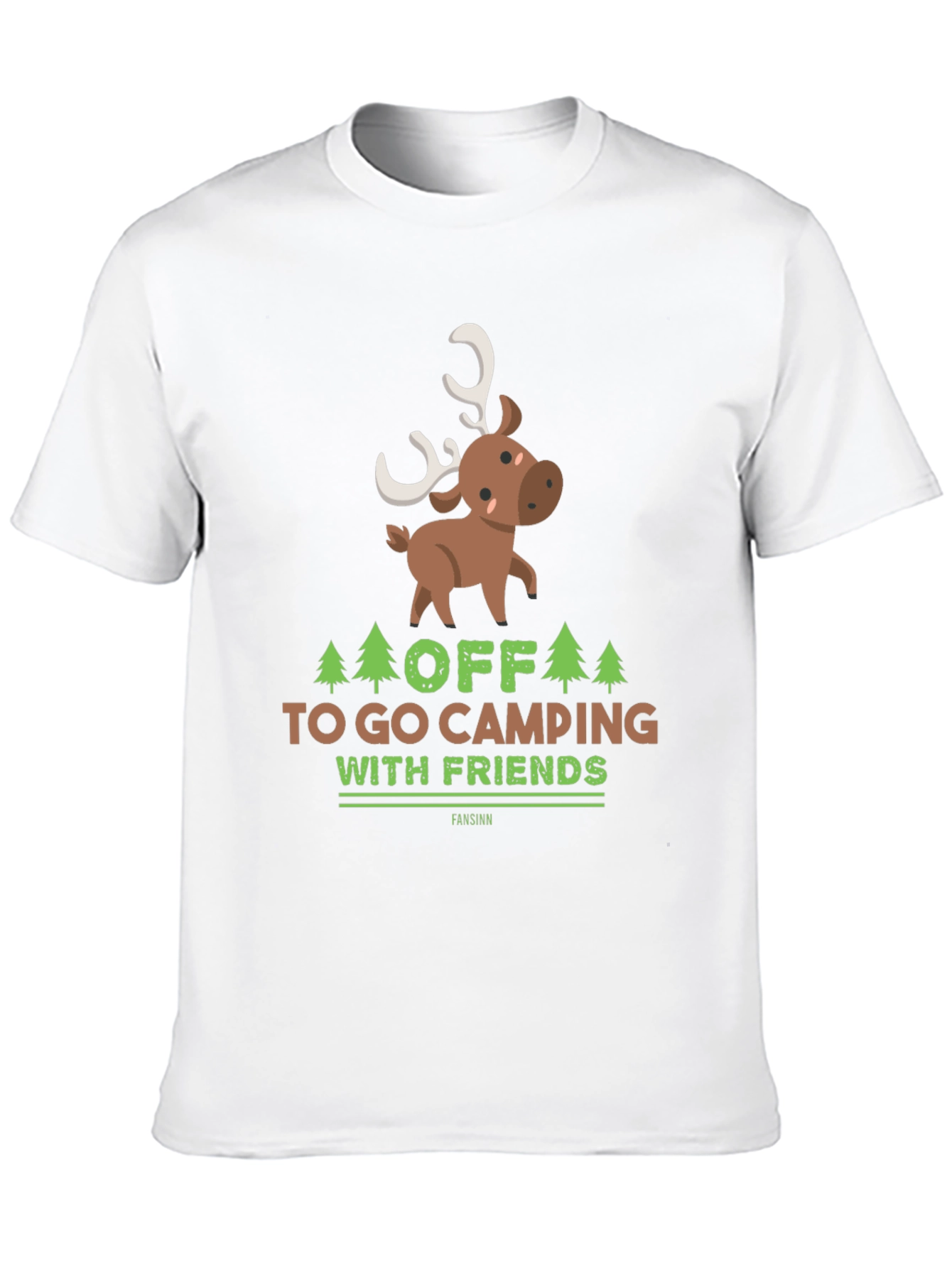 Camping with Friends Graphic T-Shirt