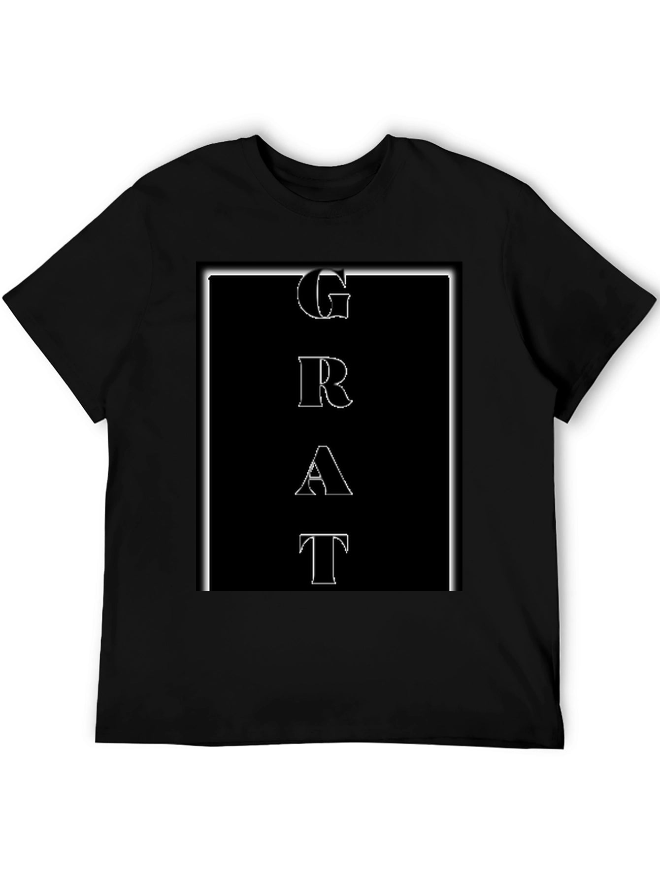 GRAT Black Graphic T-Shirt
